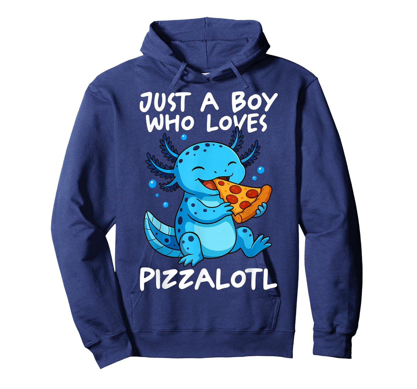 Just A Boy Who Loves Pizzalotl Axolotl T-Shirt