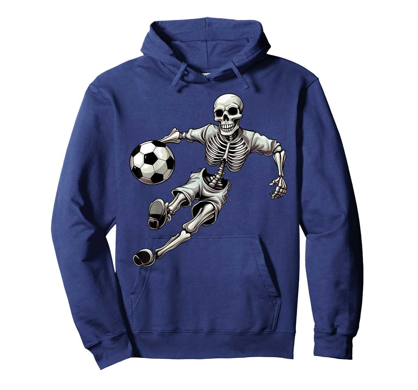 Soccer Skeleton Playing Soccer Halloween Skull Lover T-Shirt