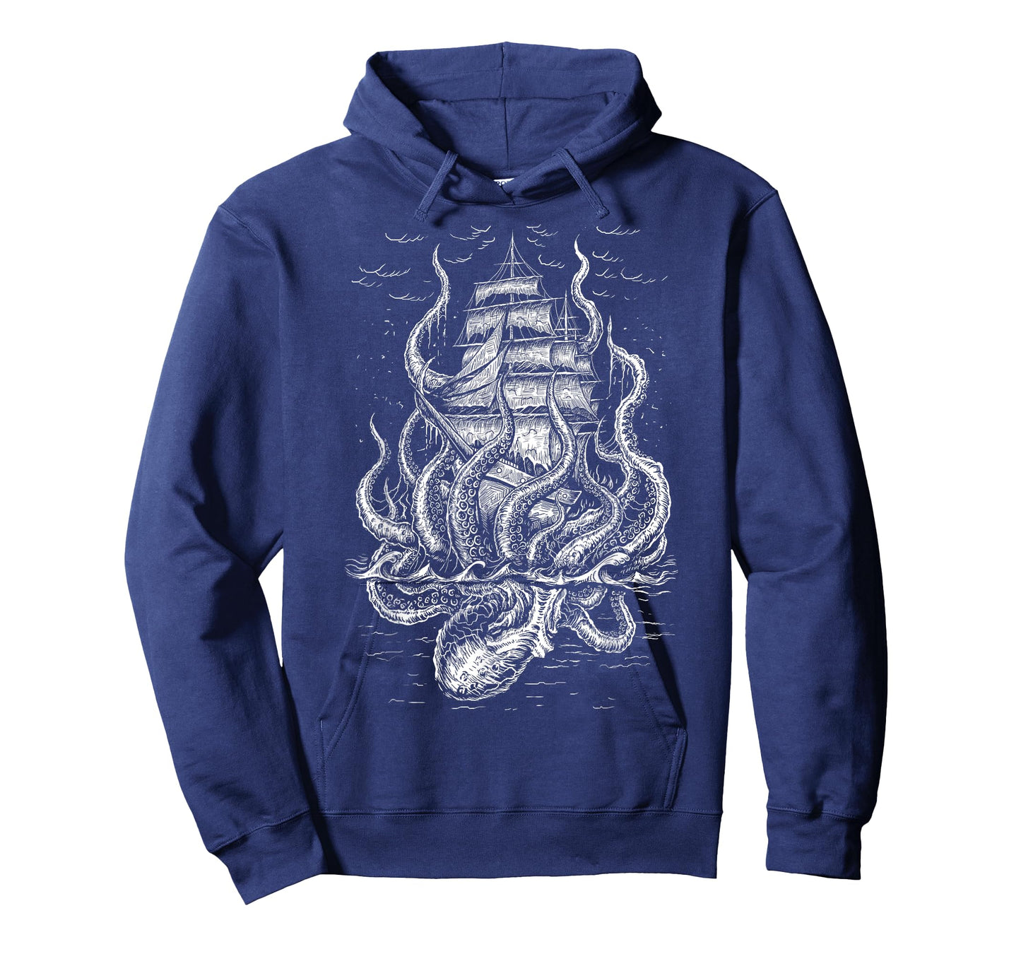 Call of the Kraken - Octopus with Pirateship T-Shirt