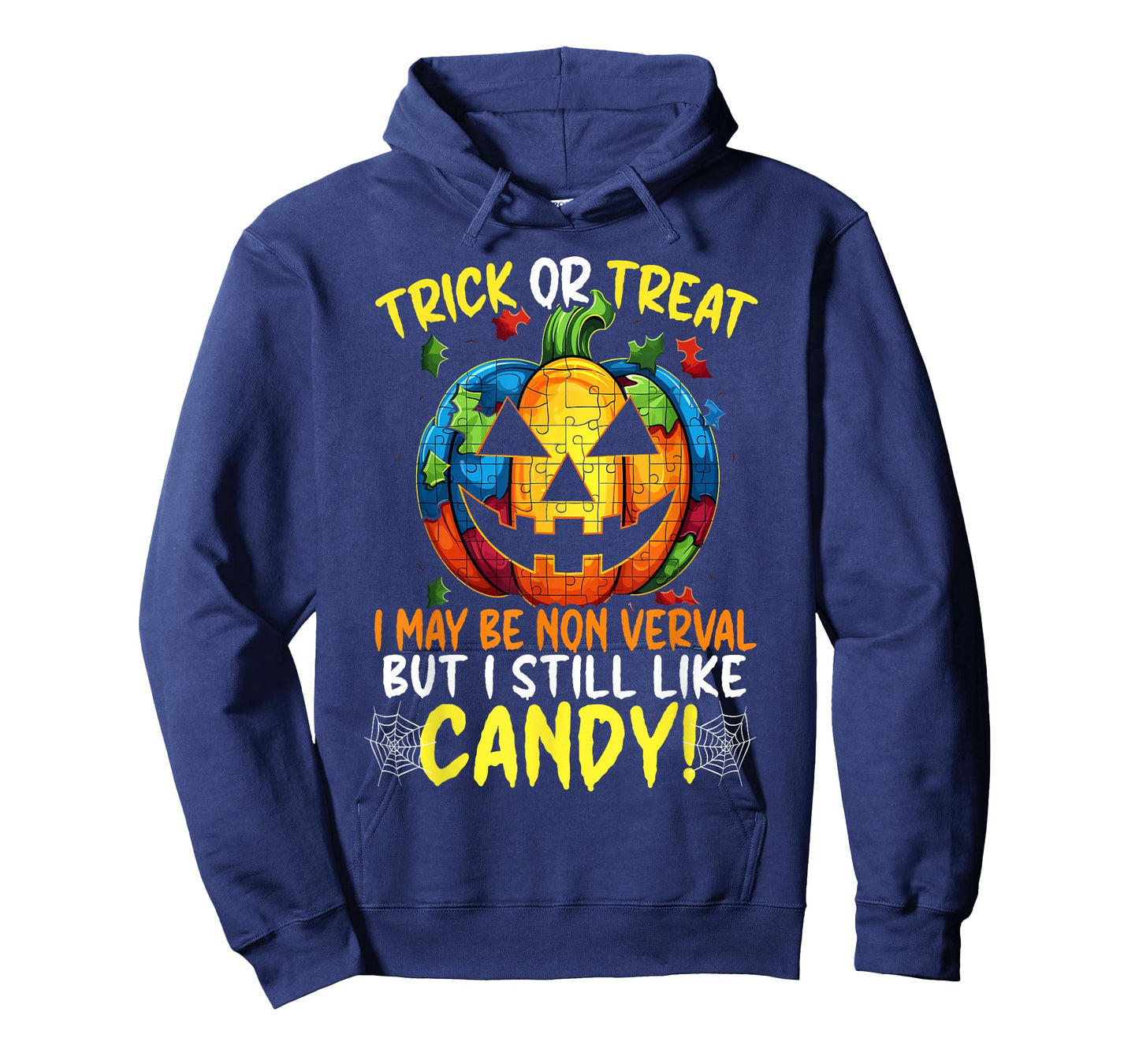 Autism Halloween Puzzle Trick Or Treat Autism Awareness T-Shirt