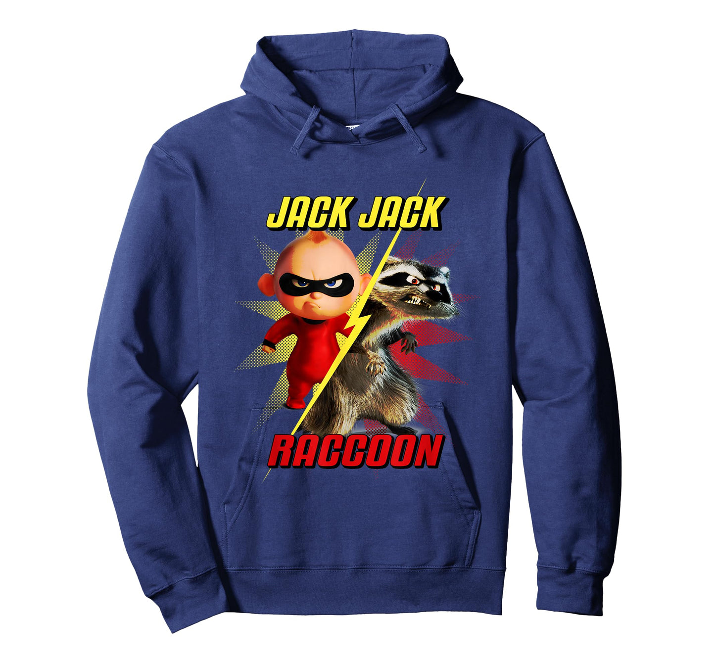 Disney Pixar The Incredibles 2 Jack-Jack vs. Raccoon Retro T-Shirt