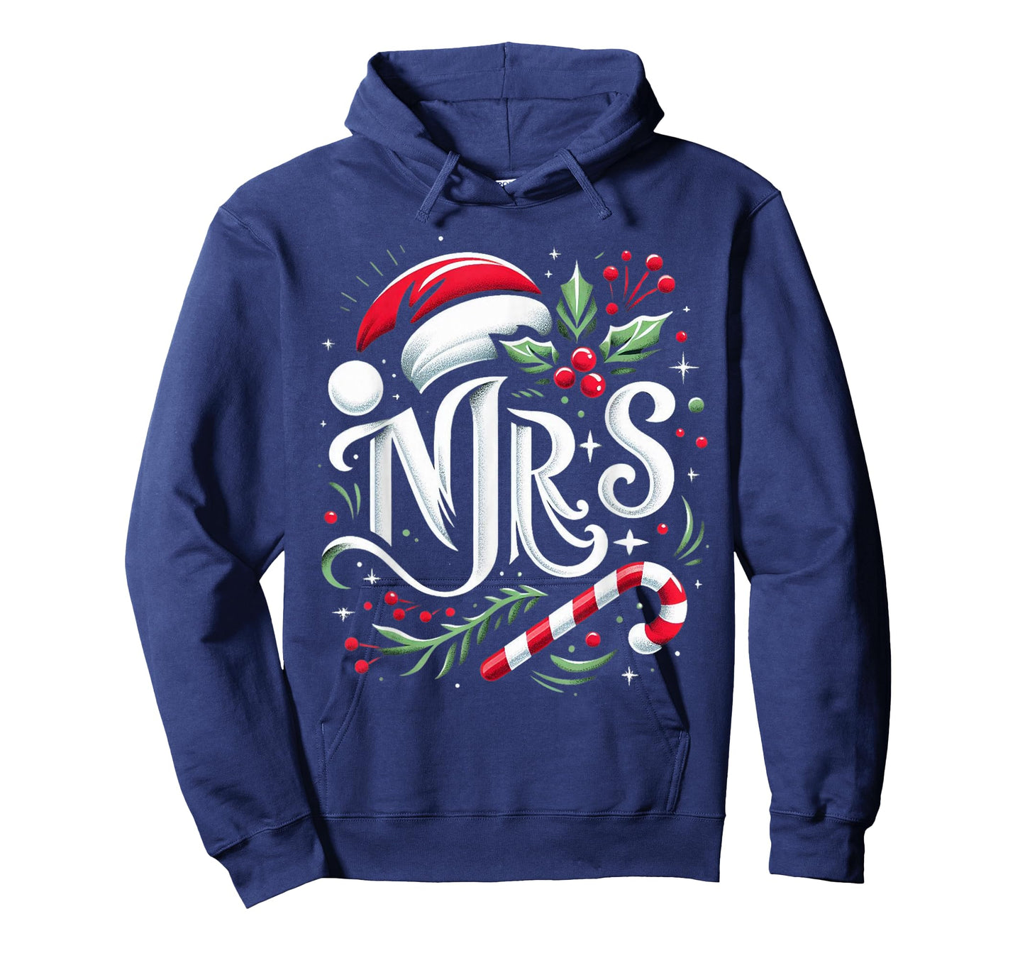 Mrs And Mr Santa Couples Matching Christmas Husband Wife T-Shirt