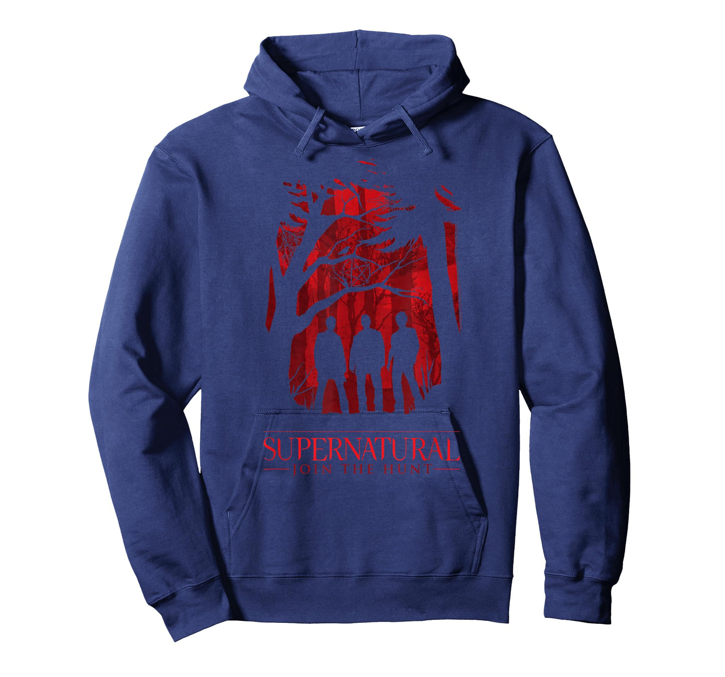 Supernatural Red Forest Outlines Join The Hunt TV Show T-Shirt