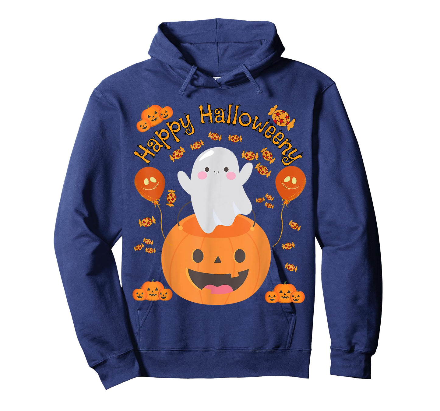 Happy Halloween -y Cute Boys and Girls Costume as a Ghost T-Shirt