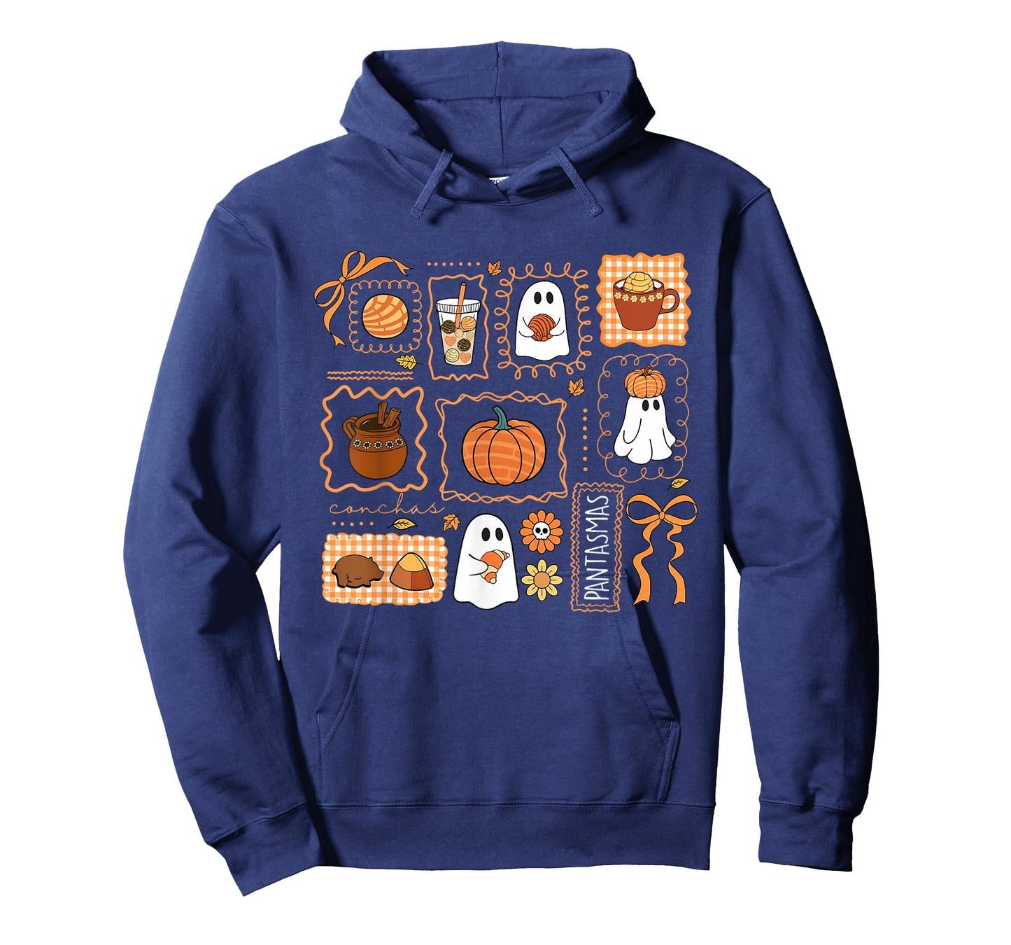 Pantasmas Ghost Funny Spooky Conchas Mexican Ghost Halloween T-Shirt