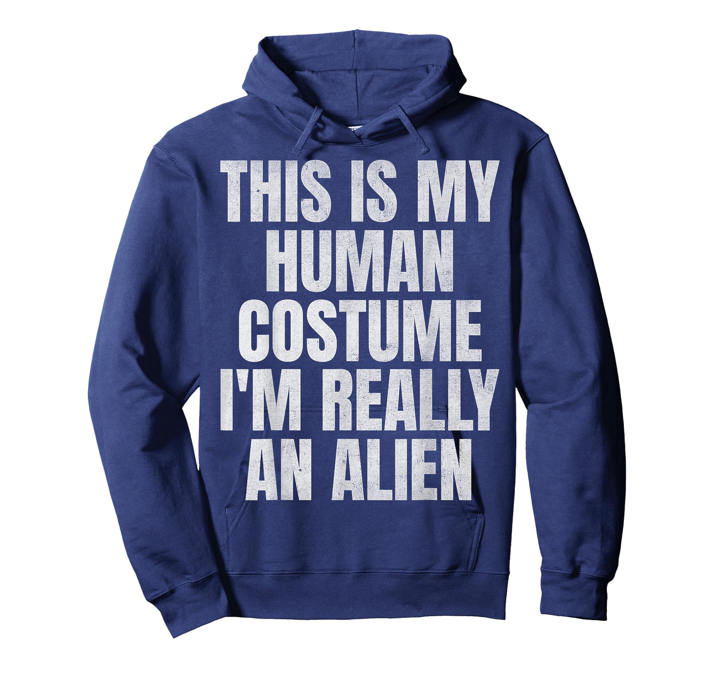 This Is My Human Costume Funny Lazy Halloween Alien Costume T-Shirt