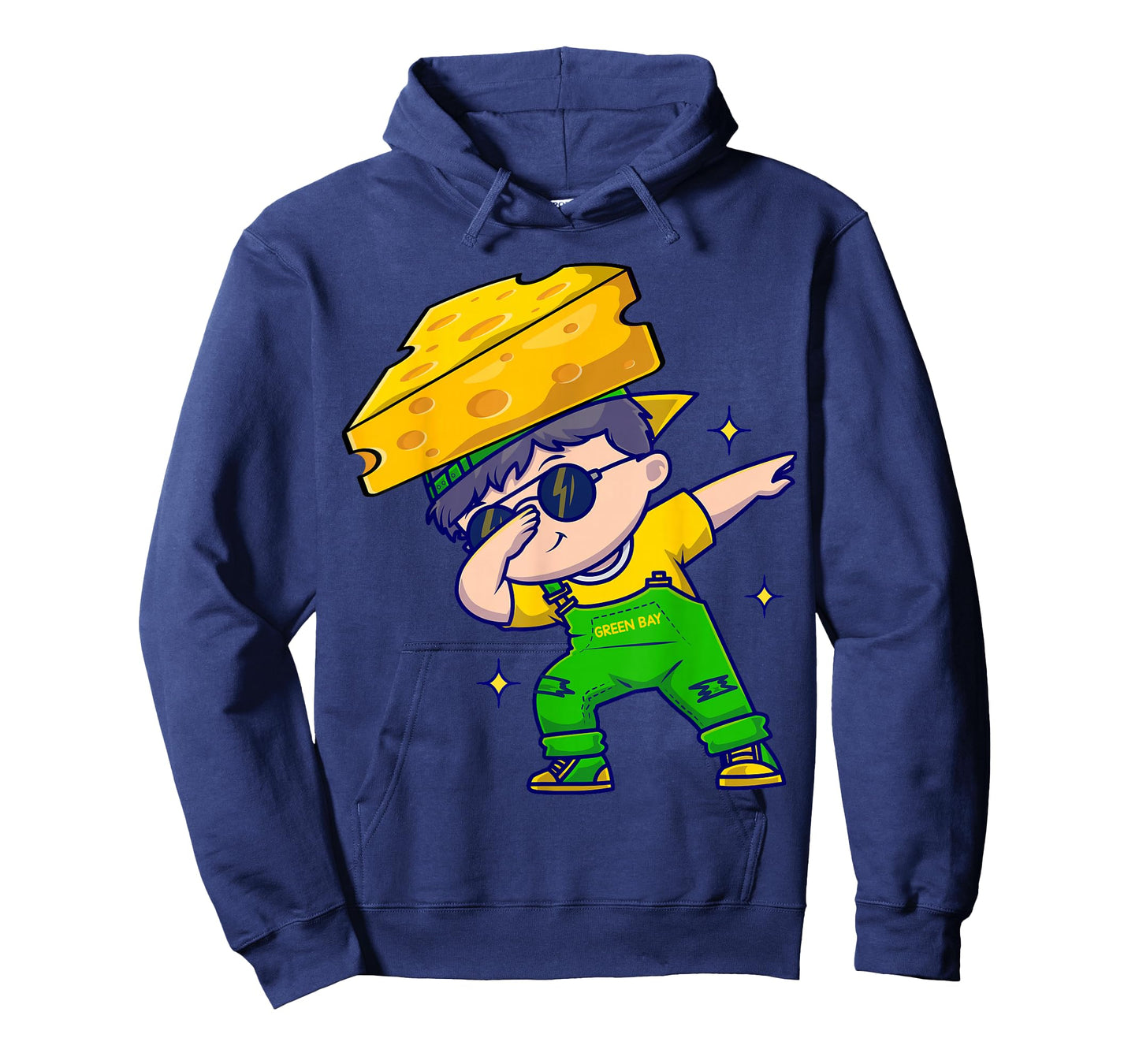 Funny Green Bay Dabbing Cheese hat T-Shirt