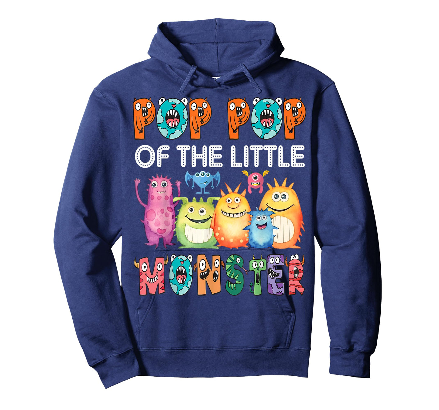 Pop Pop Of The Little Monster Kids 1St Birthday Party T-Shirt