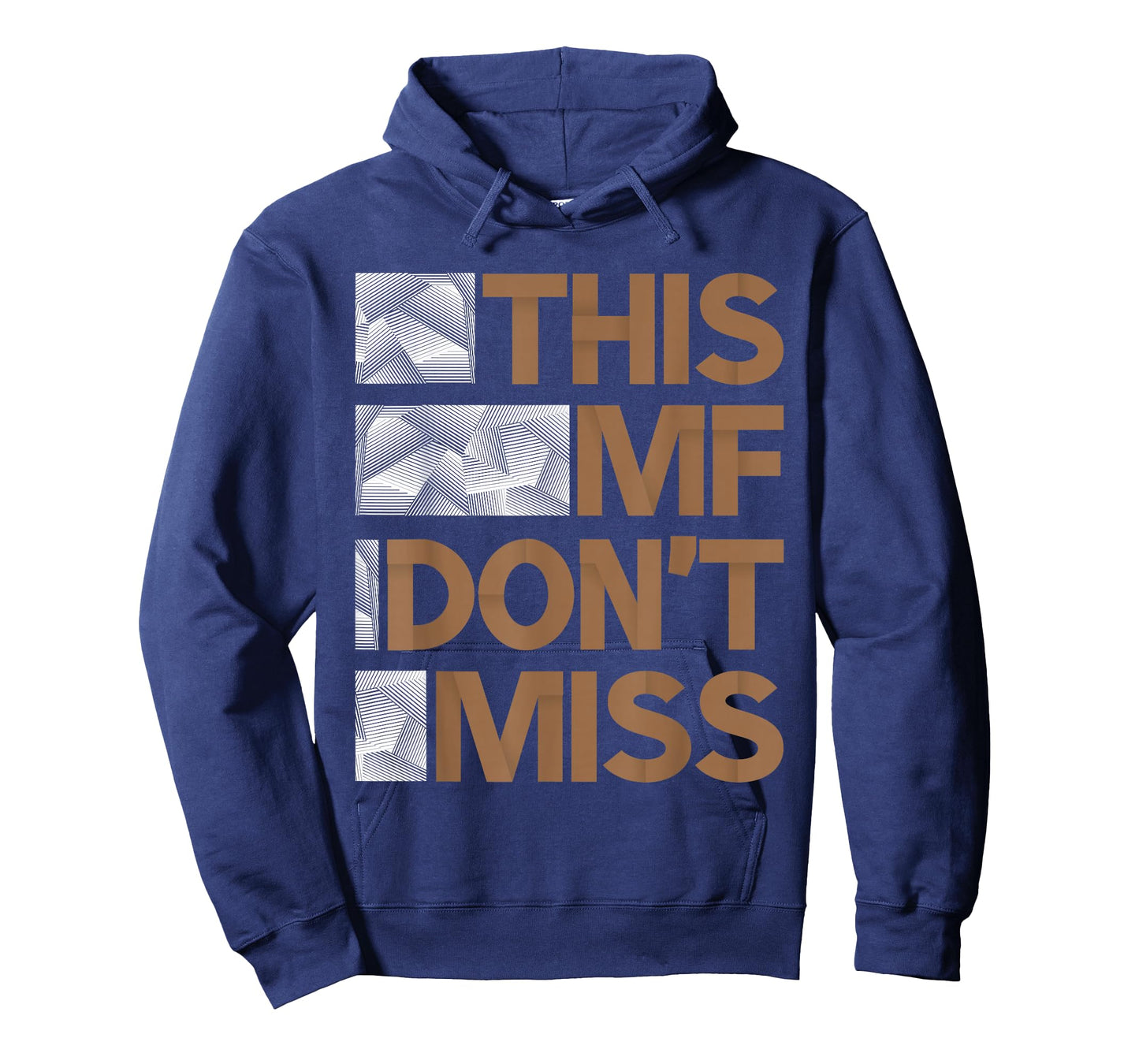 Brown This MF Don't Miss Brown Color Graphic T-Shirt