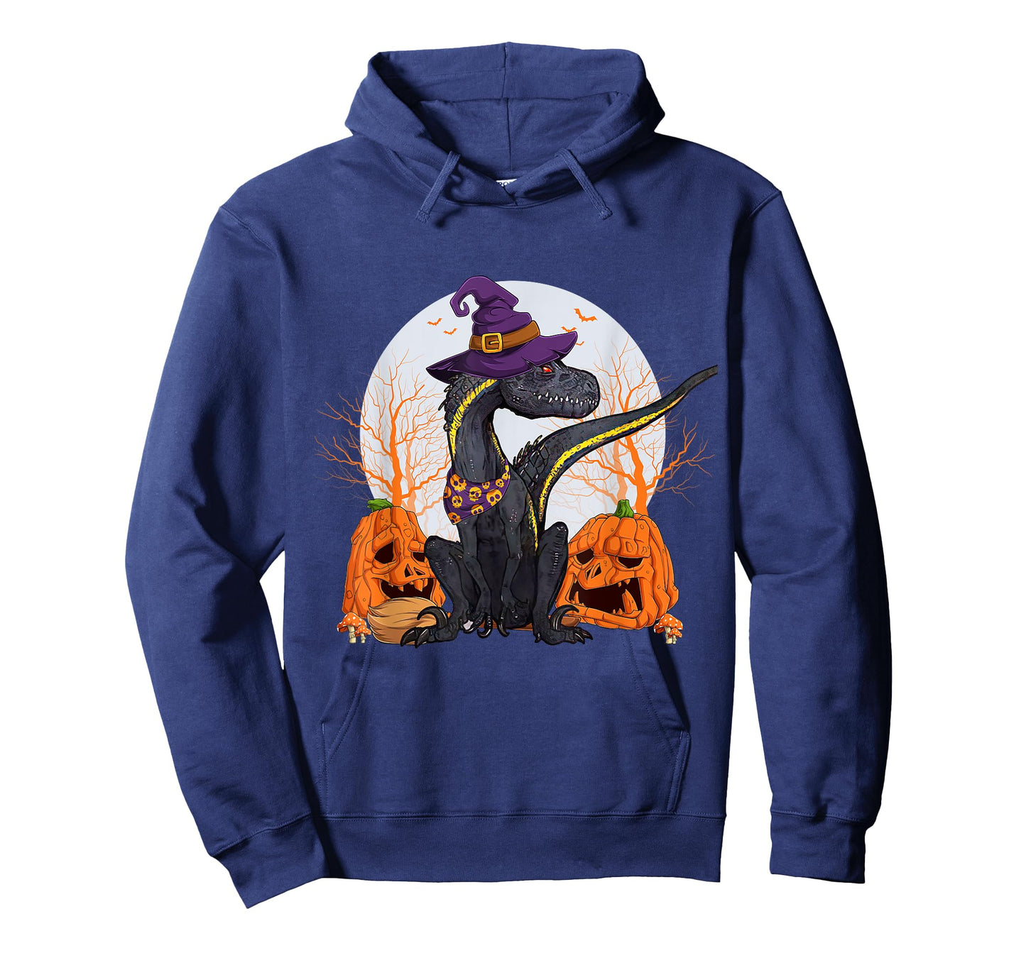 Indoraptor Halloween Cute Dinosaur and Pumpkin Funny Raptor T-Shirt
