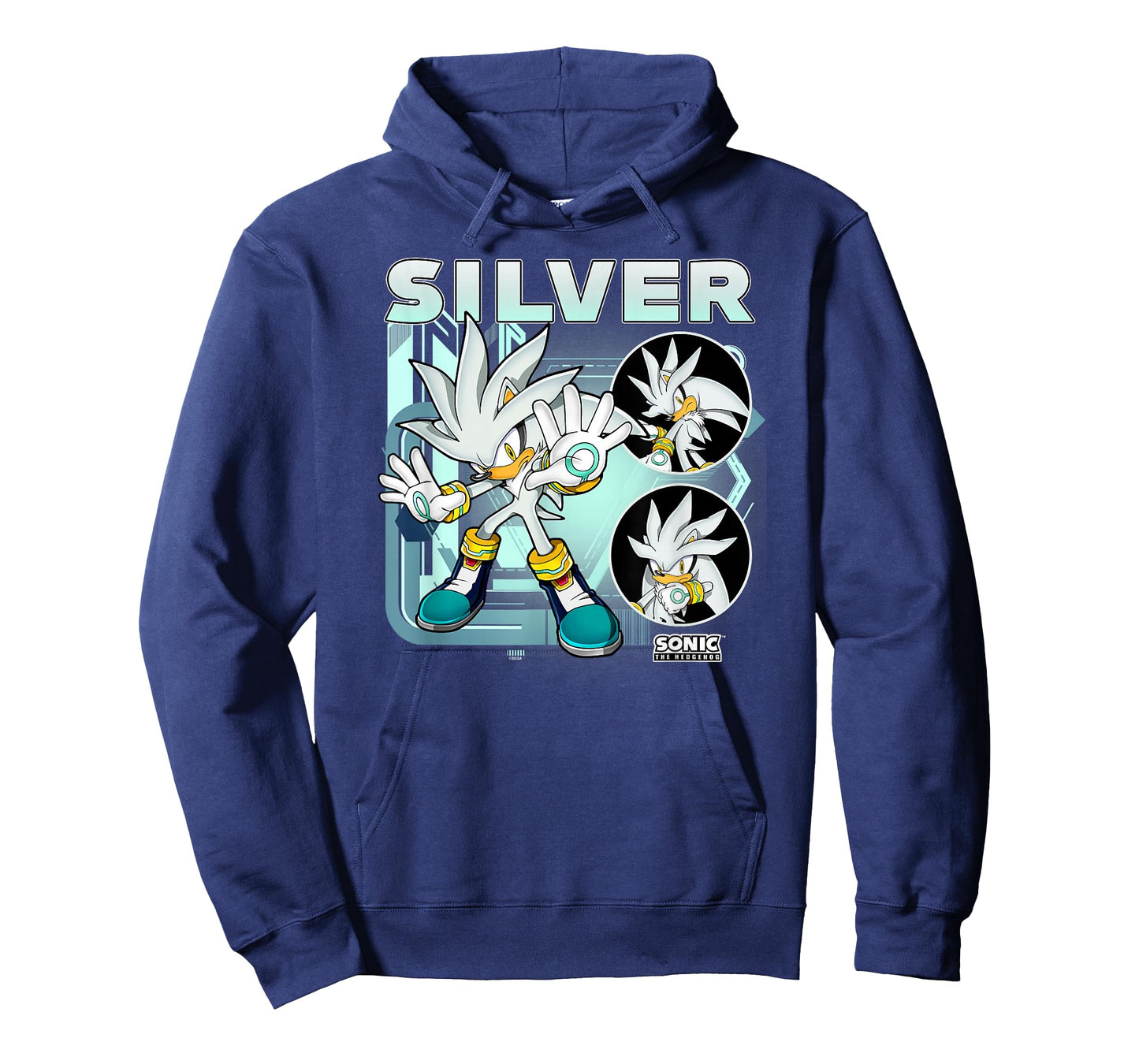 Sonic The Hedgehog Silver Multi Pose Poster T-Shirt