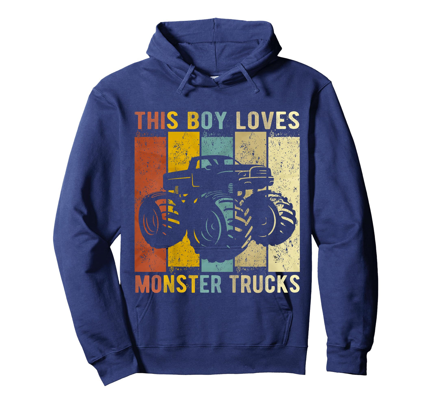 Kids This Boy Loves Monster Trucks Boys Monster Truck T-Shirt