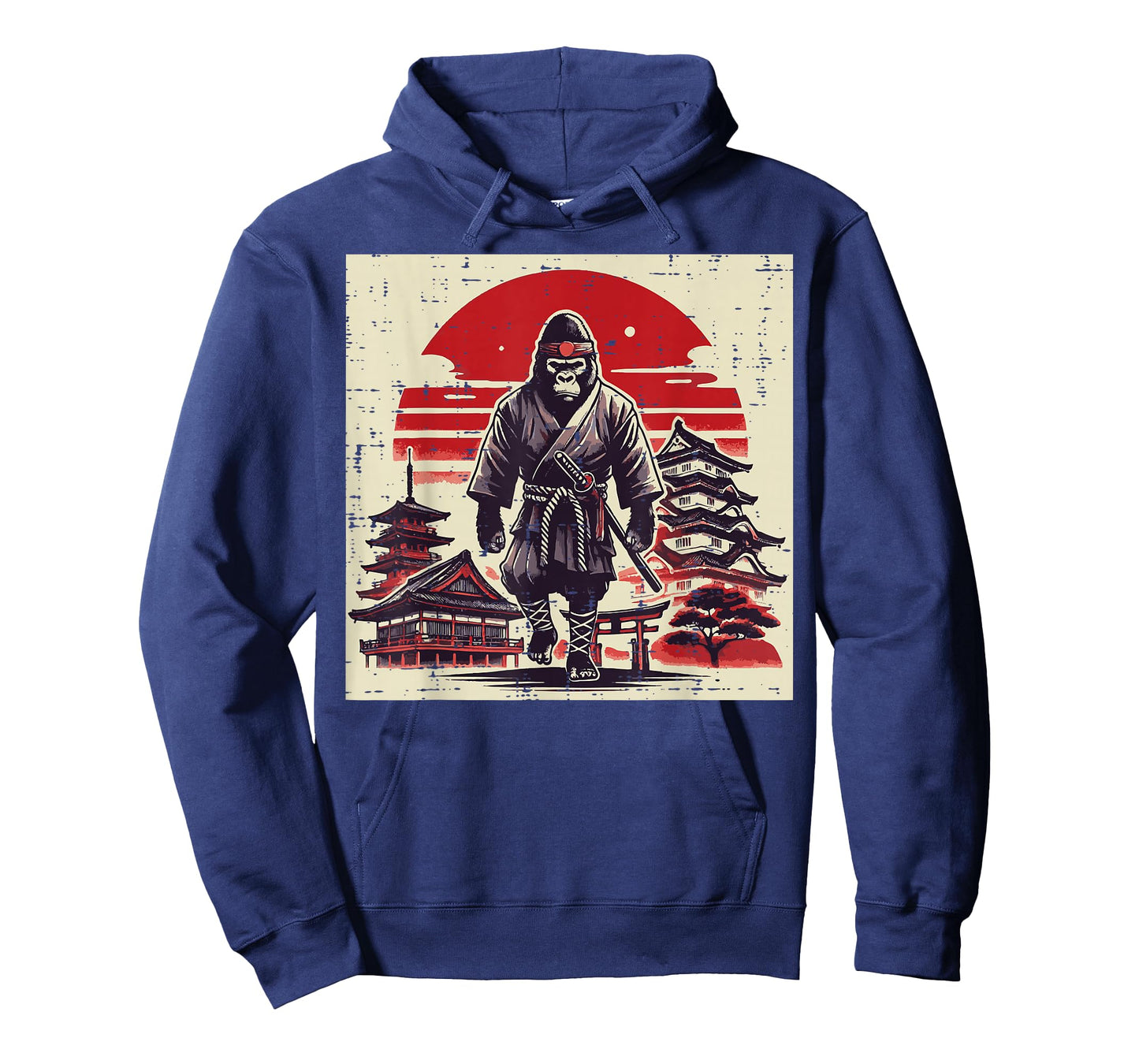 Bigfoot Samurai Kimono Japanese Sasquatch Men Women Kids T-Shirt