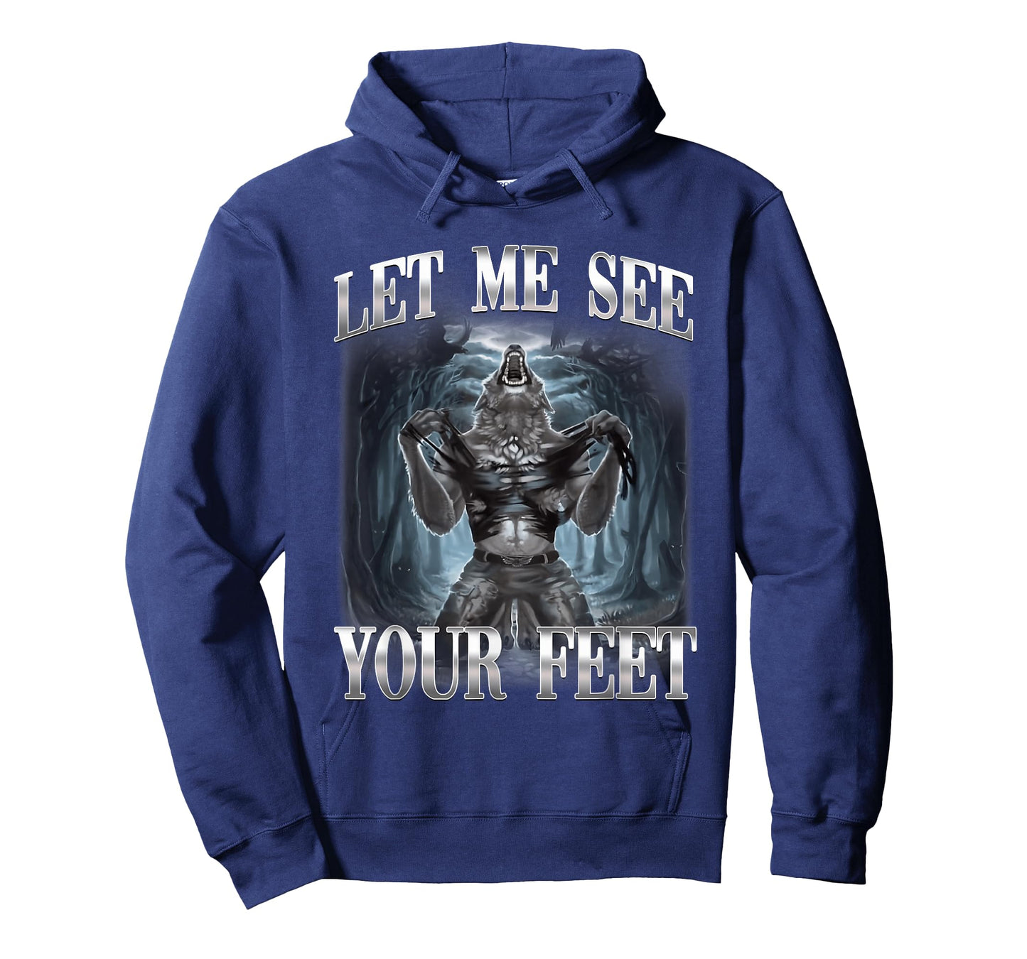 Let Me See Your Feet Alpha Wolf Ironic Meme T-Shirt