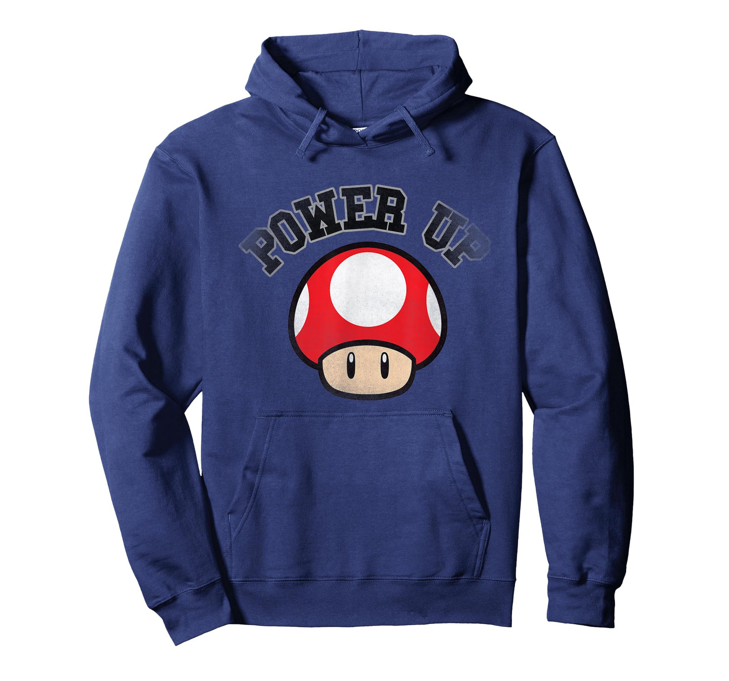 Super Mario Power Up Red Mushroom Distressed T-Shirt