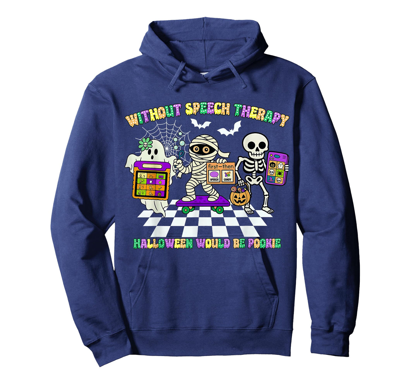Trick Or Speech Halloween SLP Retro Speech Therapy Halloween T-Shirt