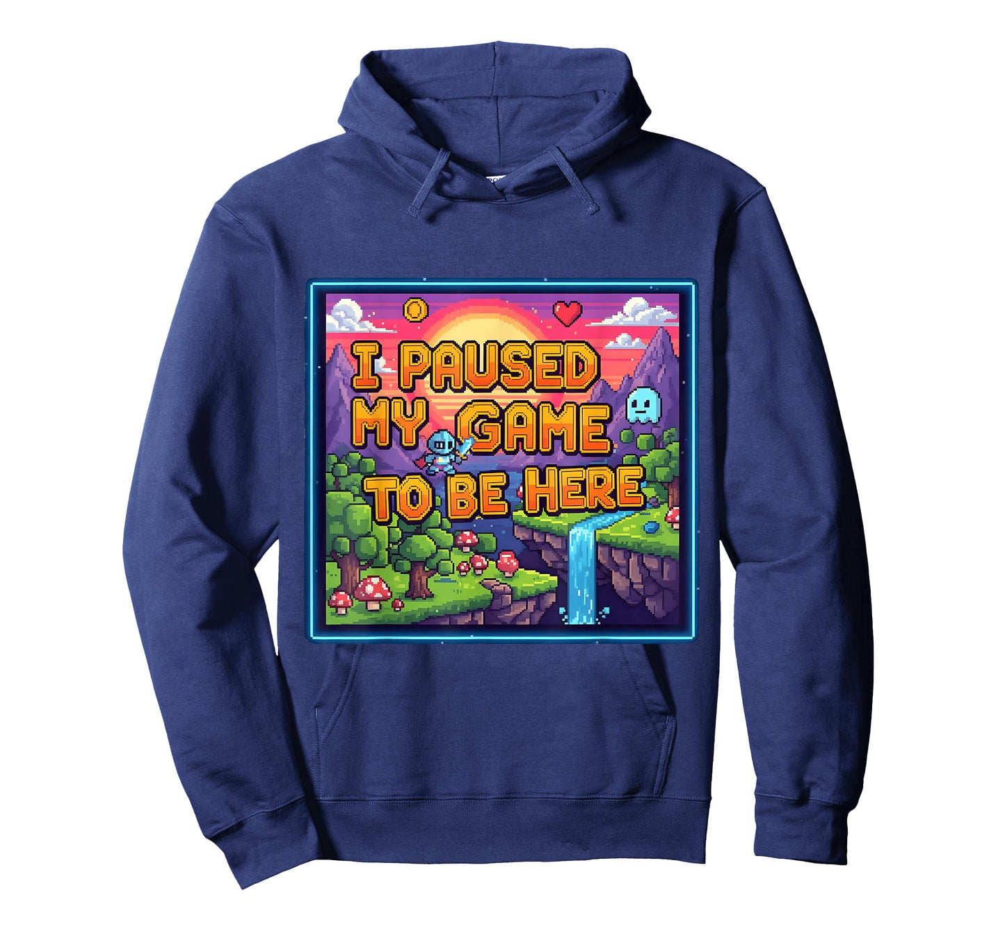 I Paused My Game to Be Here Retro Gamer Quote T-Shirt