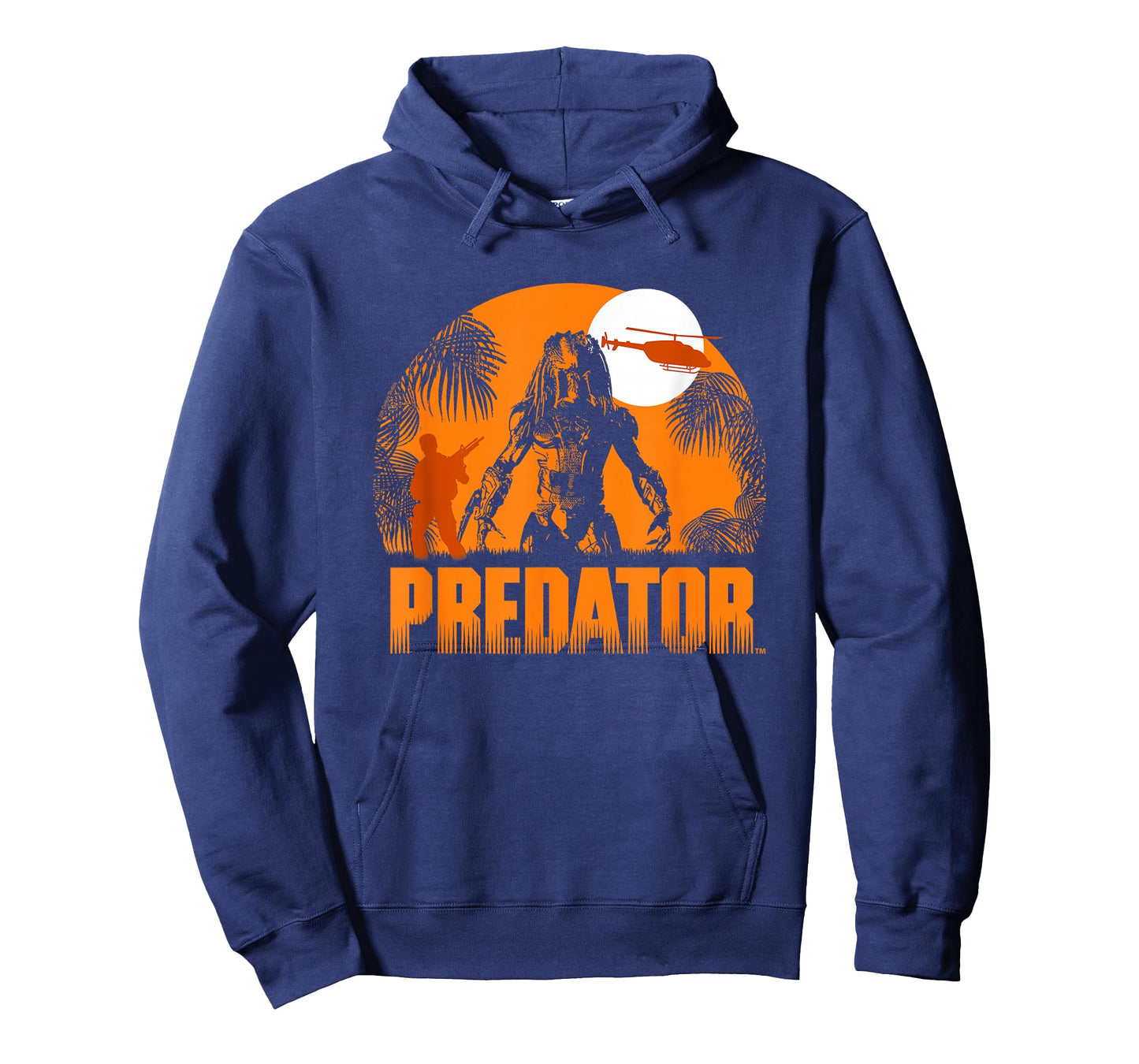Predator Iconic Predator Haunt Silhouette Big Chest Poster T-Shirt