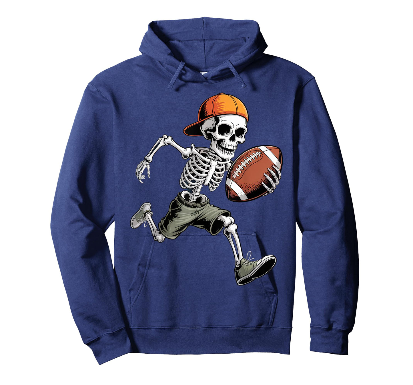 Skeleton Football Player Halloween Costume for Sport Fans T-Shirt