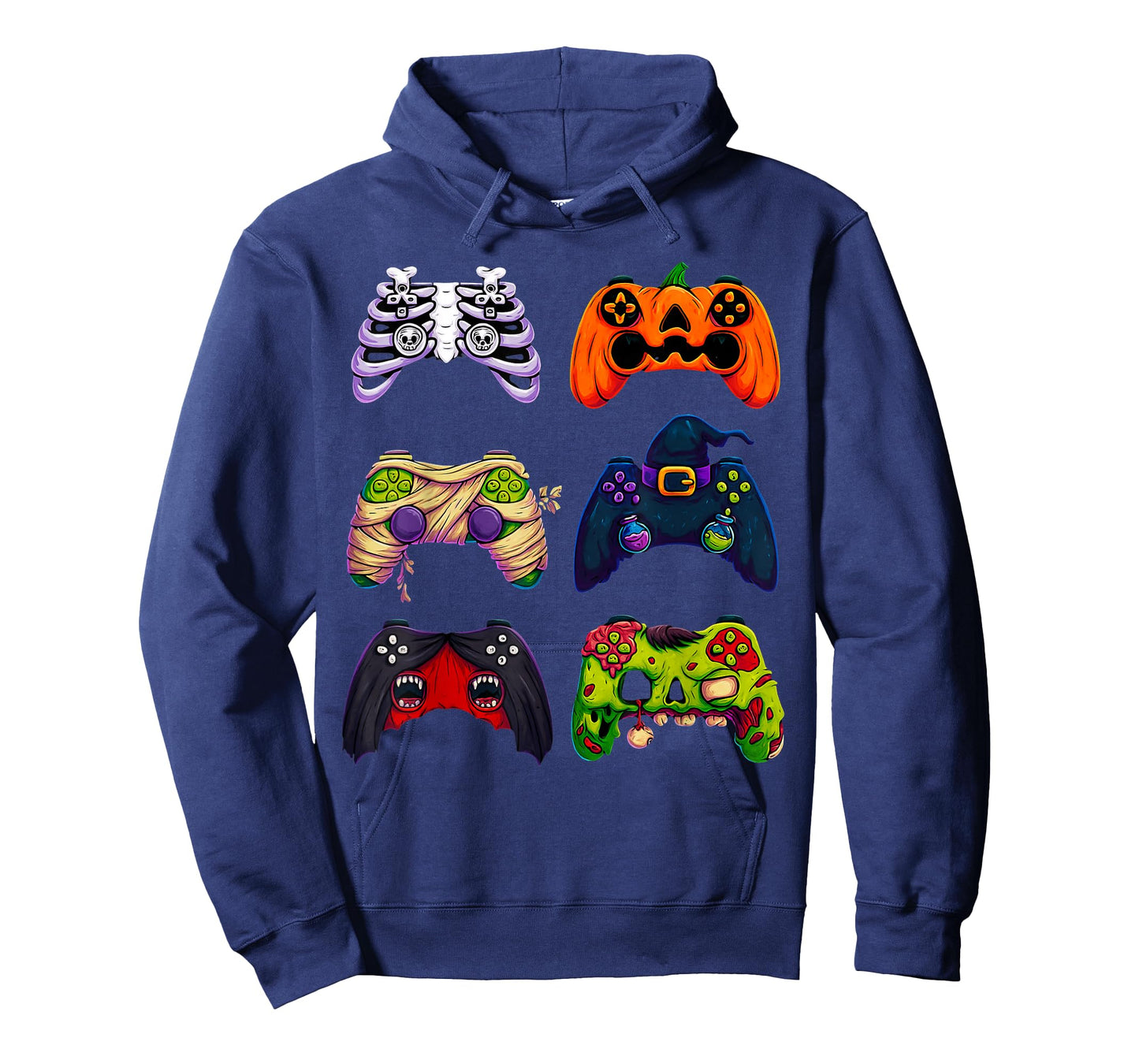 Halloween Skeleton Zombie Gaming Controllers T-Shirt