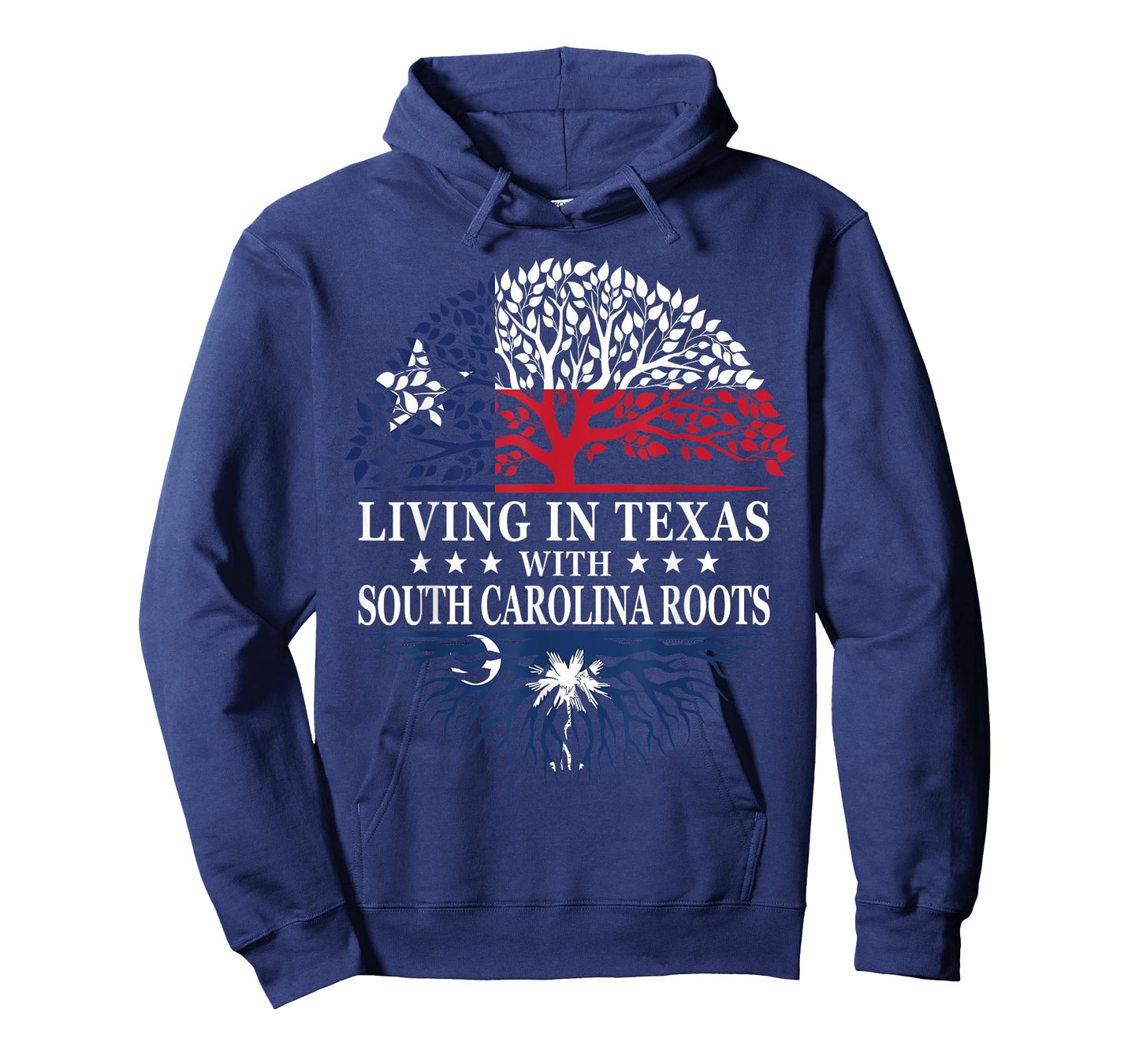 Living in Texas With South Carolina Roots T-Shirt
