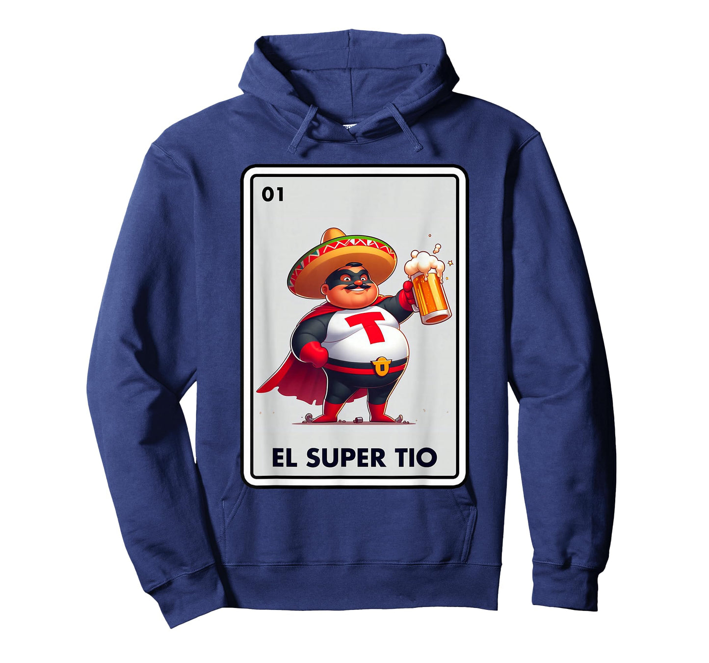 Mexican Uncle Drinking Lover Tio El Tio Mexican Bingo Card T-Shirt