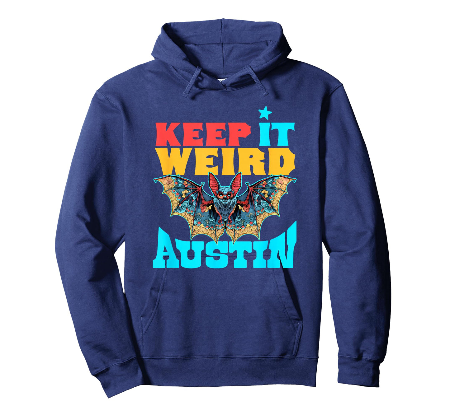 Texas Pride - Austin Bat Design - Keep It Weird Austin T-Shirt