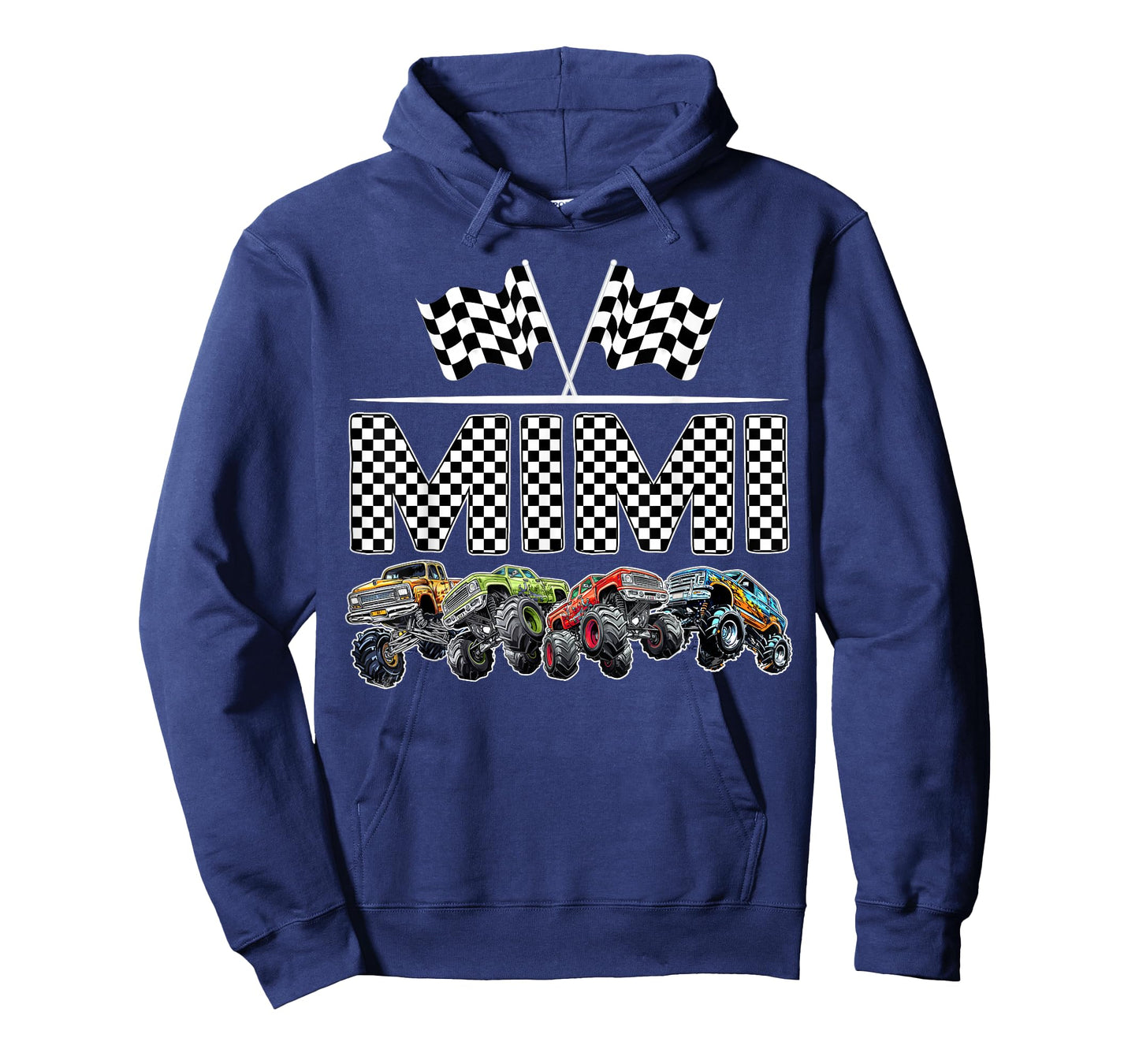 Mimi Retro Monster Truck Family Birthday Matching T-Shirt