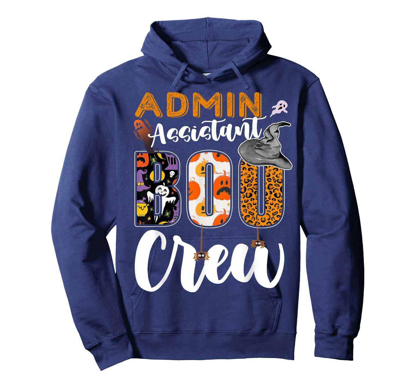 Admin Assistant Boo Crew Halloween Matching Administrative T-Shirt