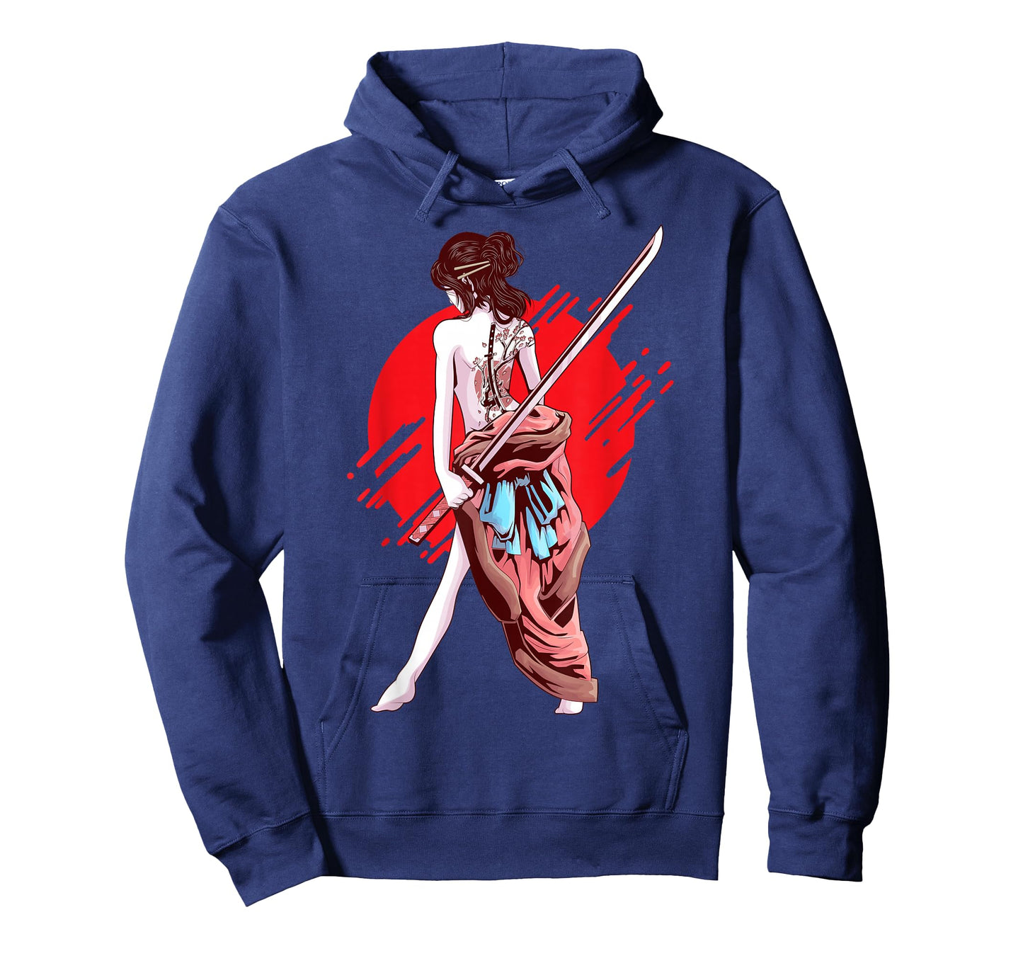 Samurai Girl Japanese Art Anime T-Shirt