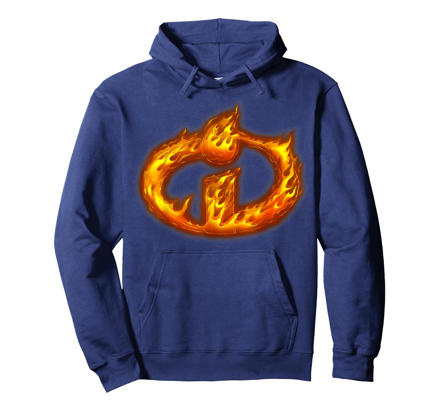 Disney Pixar Incredibles Flaming Hot Logo Graphic T-Shirt T-Shirt