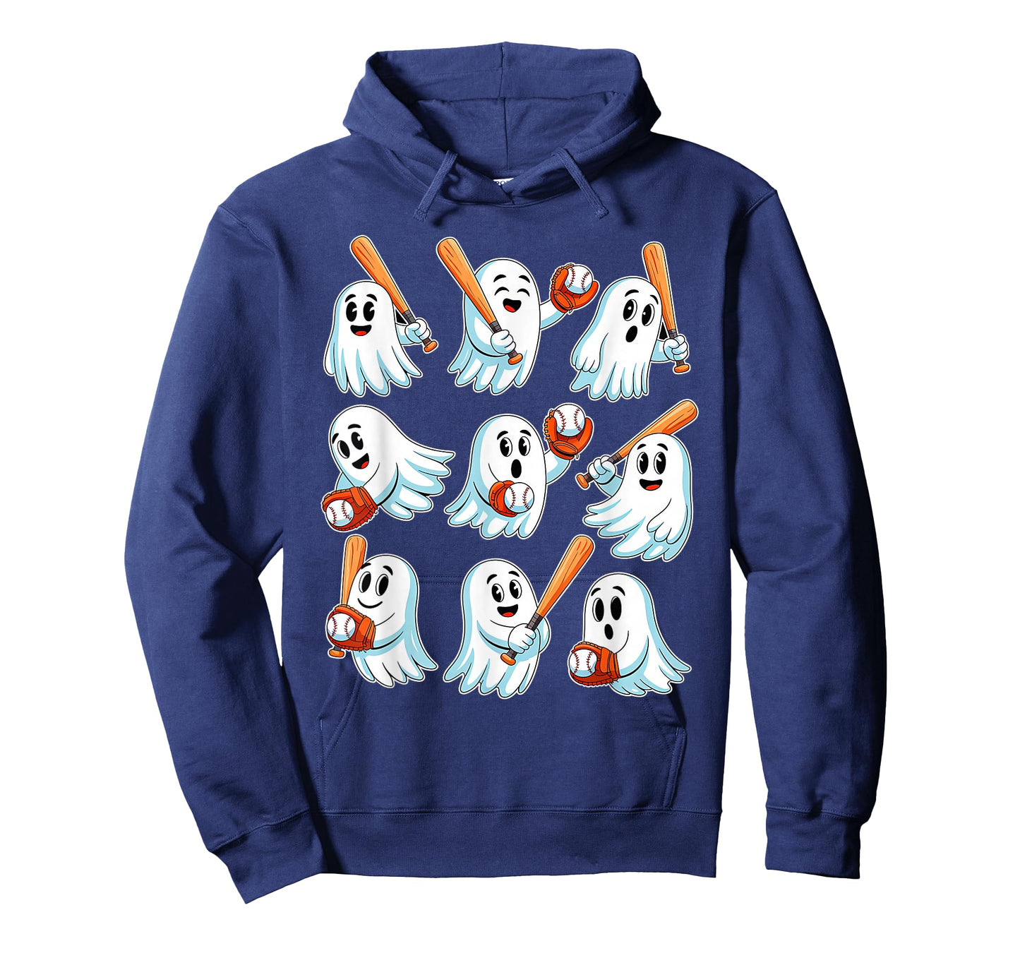 Boo Ghost Halloween Baseball Happy Halloween Baseball Lover T-Shirt