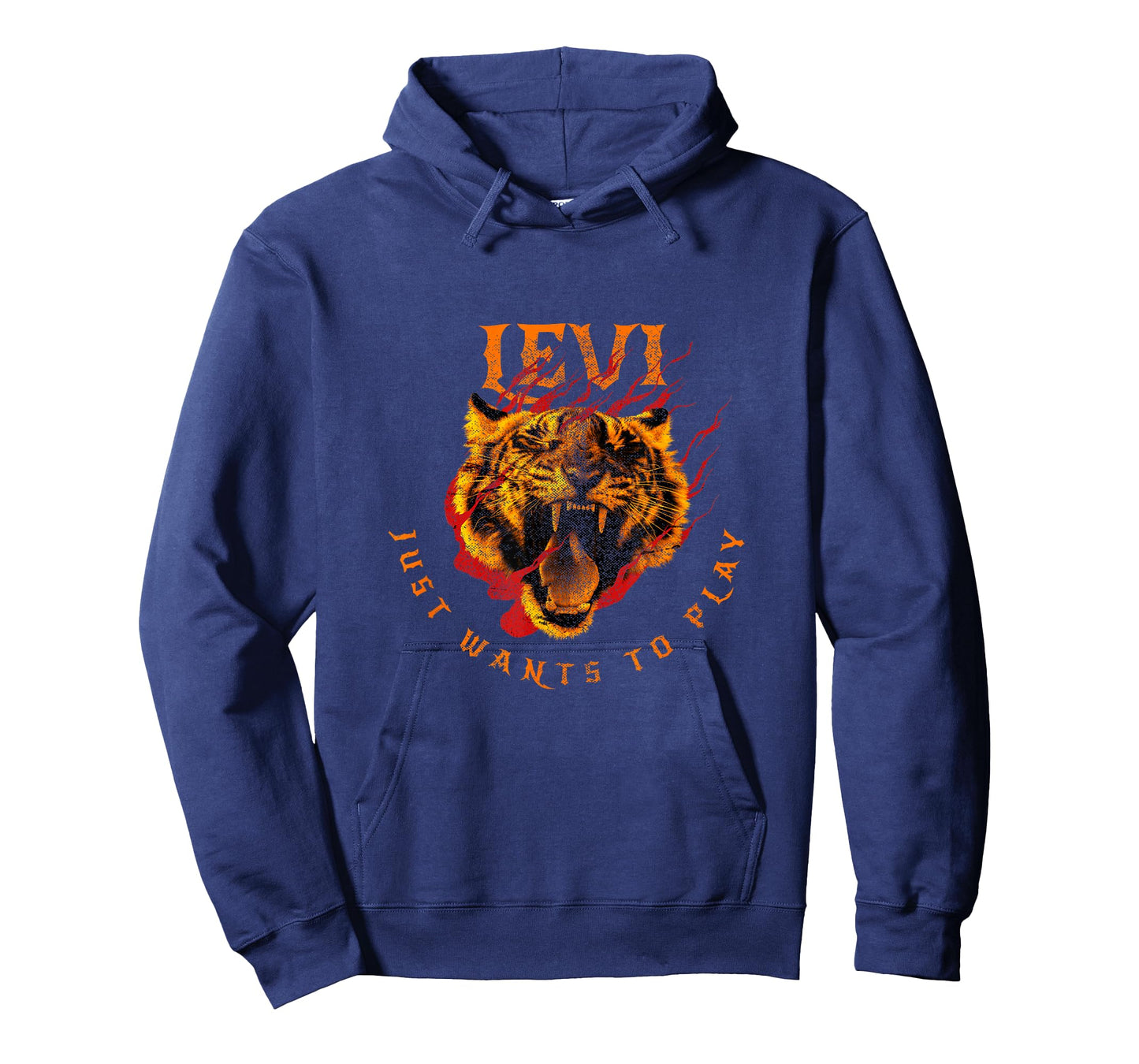 LEVI - Cute Boy Name with cool Tiger: Just wants to play T-Shirt