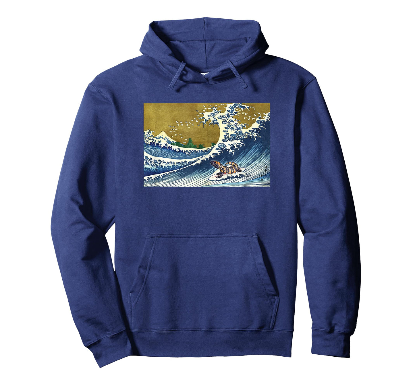 Funny Retro Vintage Surfing A Wave Gila Monster Lover T-Shirt