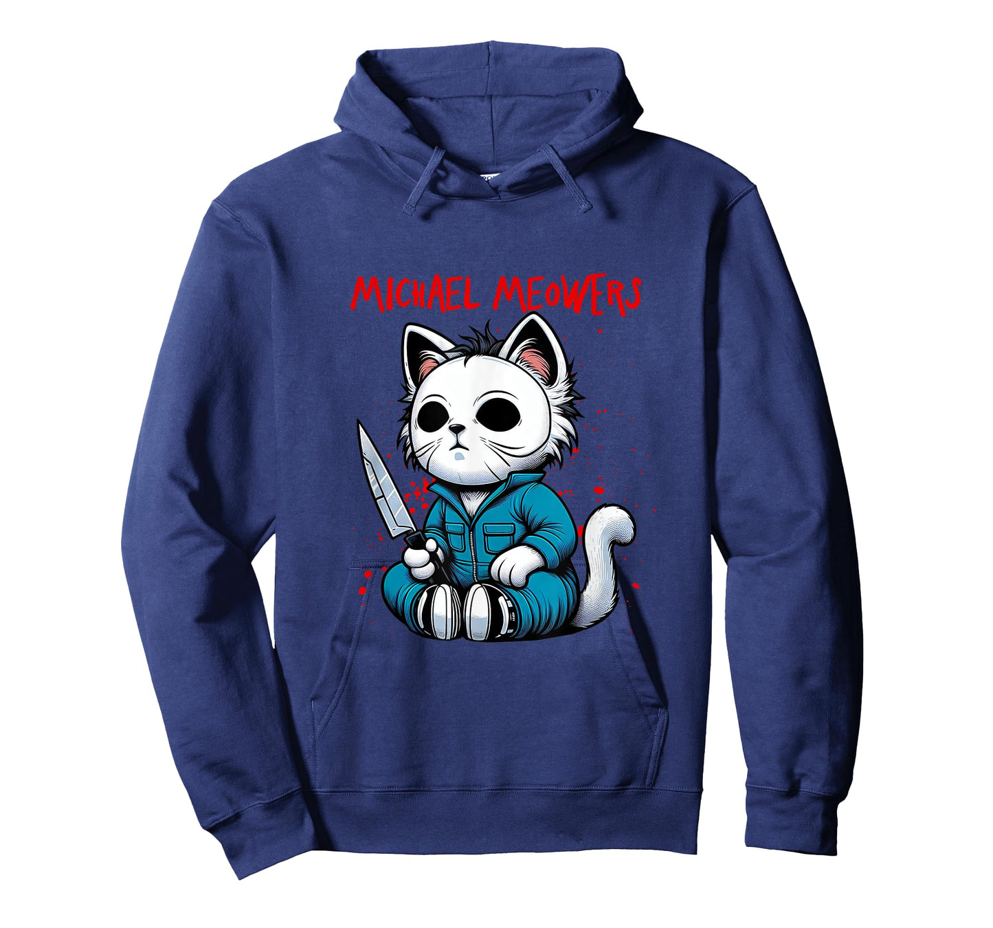 Funny Cat Motif Crazy Cat Graphic Michael Meowers Cat T-Shirt for Men Women