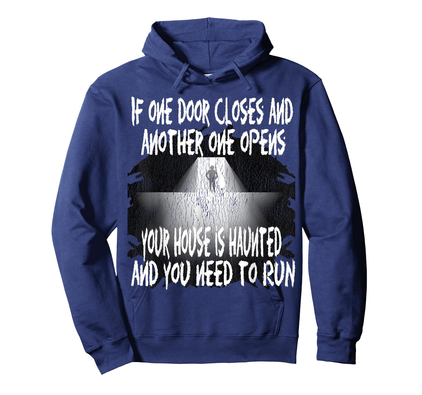 Funny Haunted Ghost House Supernatural Paranormal Halloween T-Shirt
