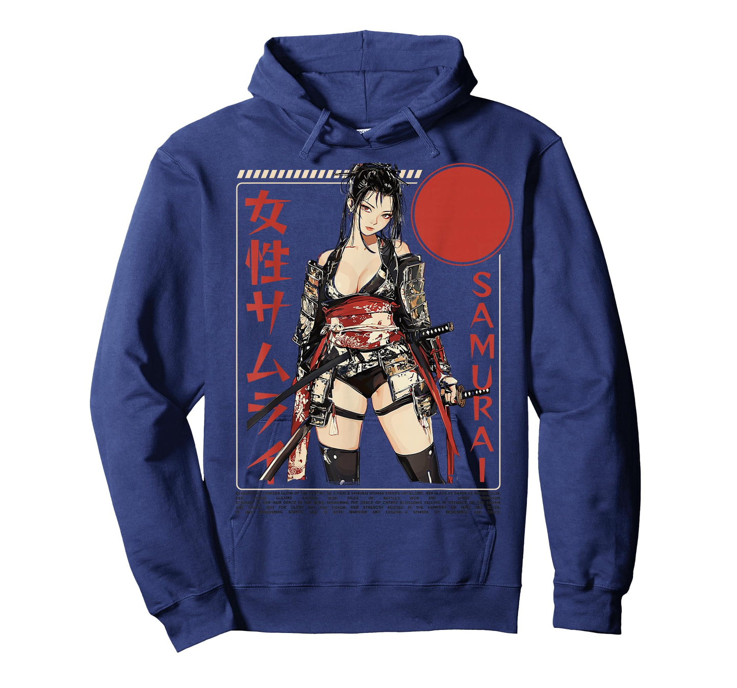 Samurai Warrior Waifu Girl Japanese Ukiyo-e Manga Samurai T-Shirt