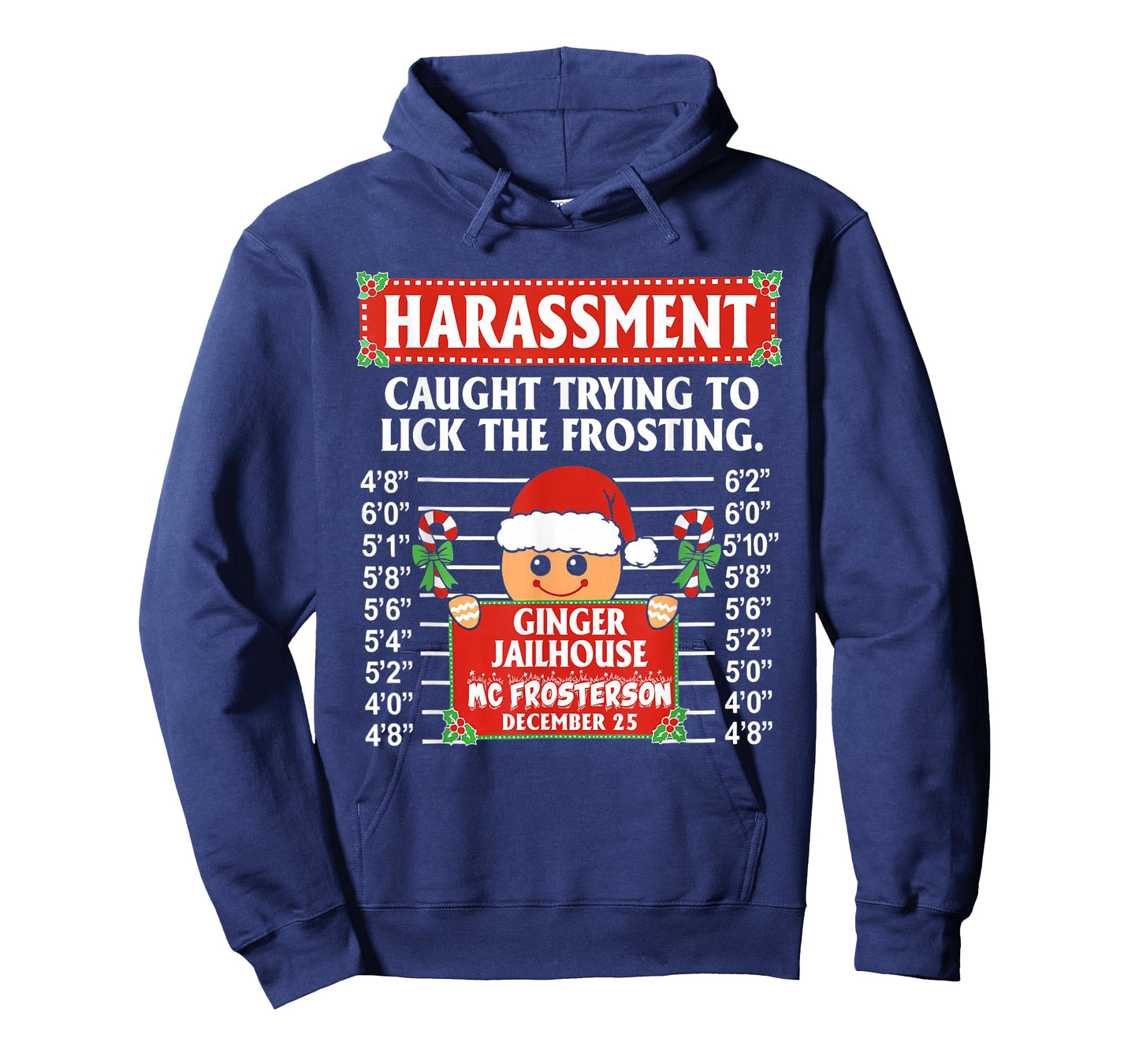 Gingerbread Christmas Licking Frosting Funny Pun T-Shirt