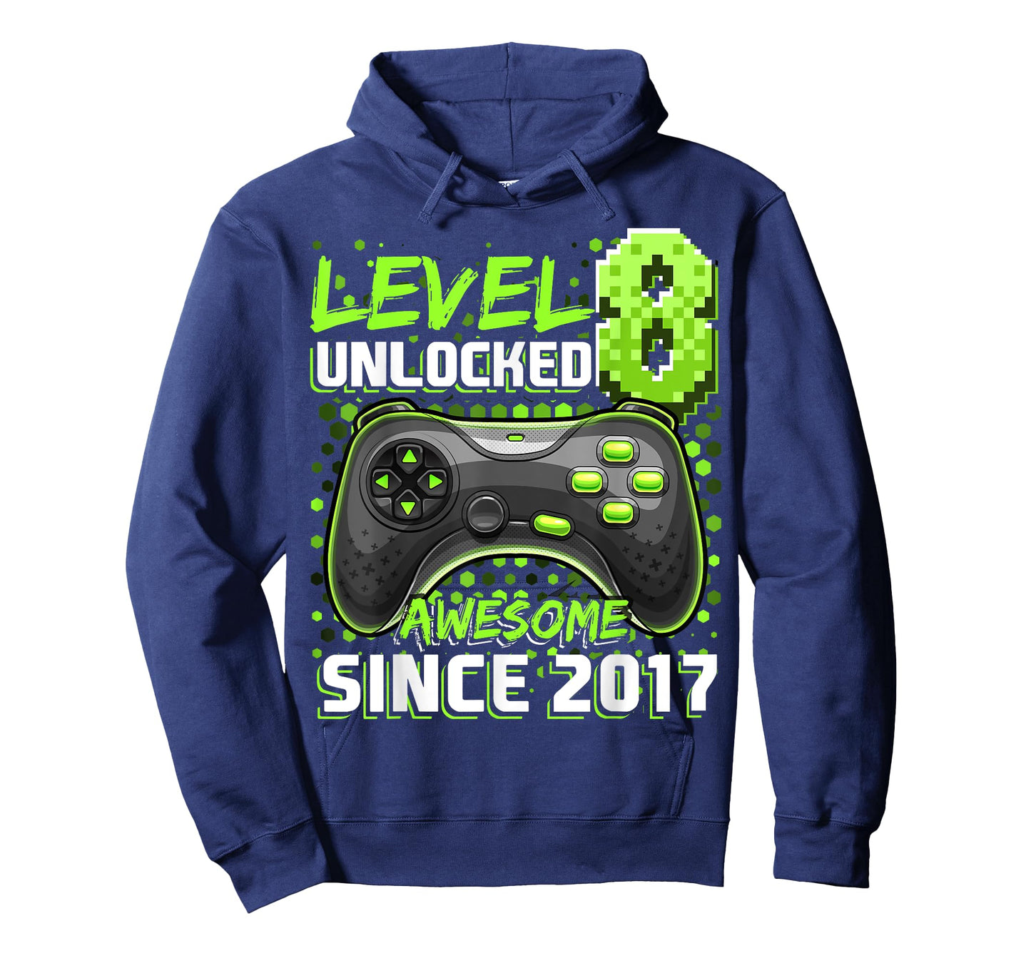 8th Birthday Boy Level 8 Gamer 8 Year Video Game Party T-Shirt