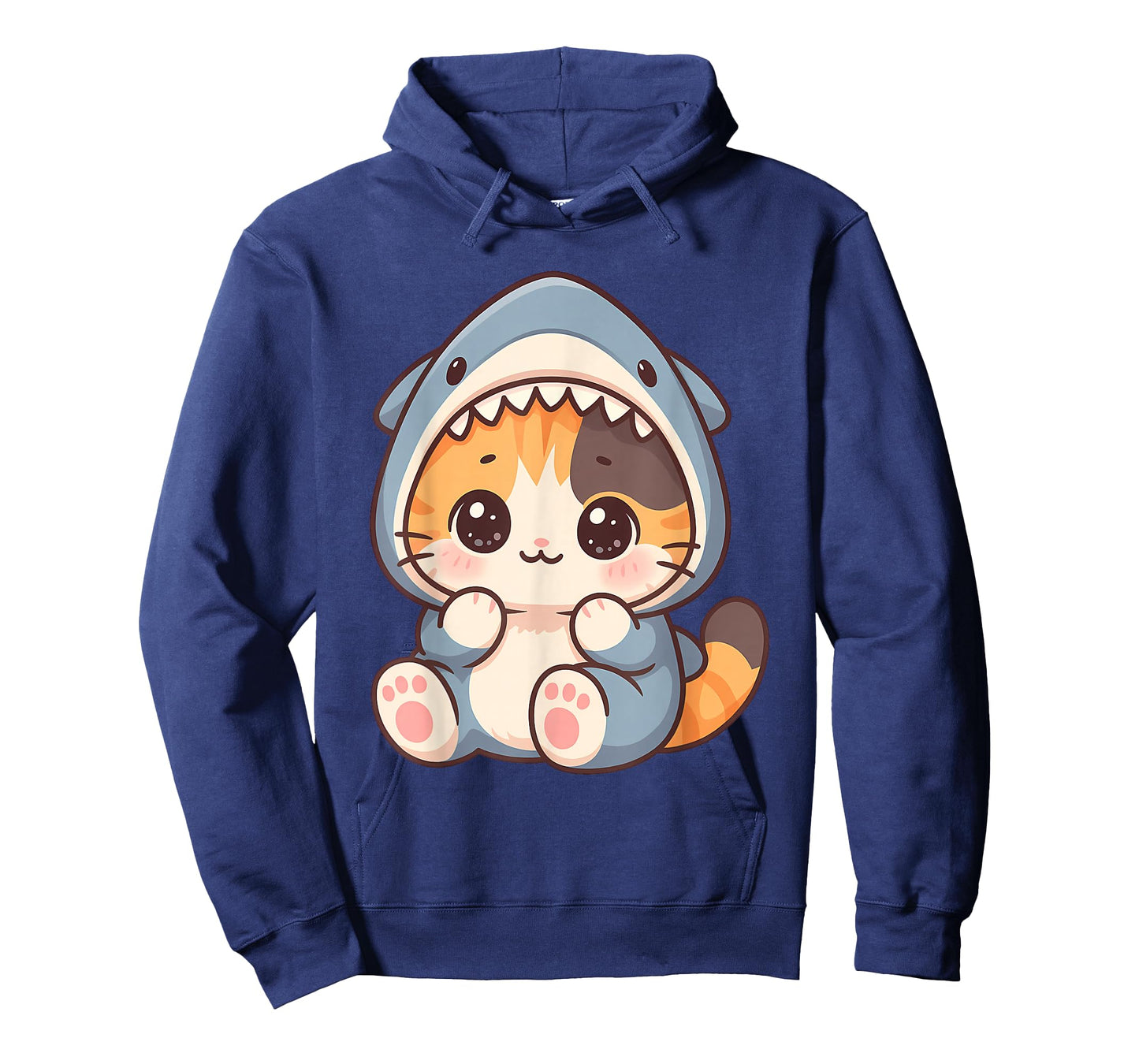 Kawaii Cute Kitten Shark Costume Kitty My Cat is a Shark T-Shirt