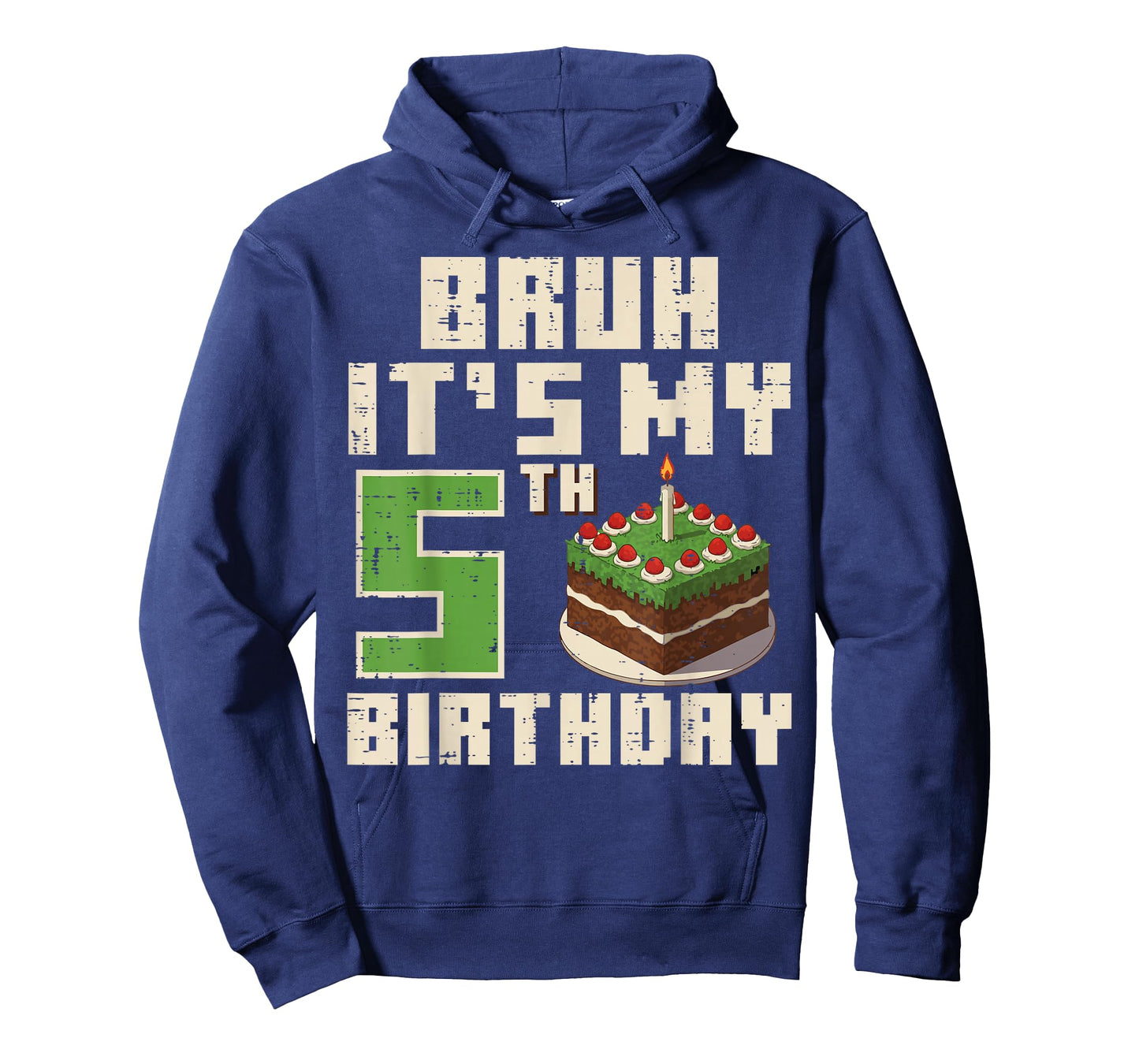 5th Birthday Pixel Gaming 5 Year Old Gamer Bday Boys Kids T-Shirt