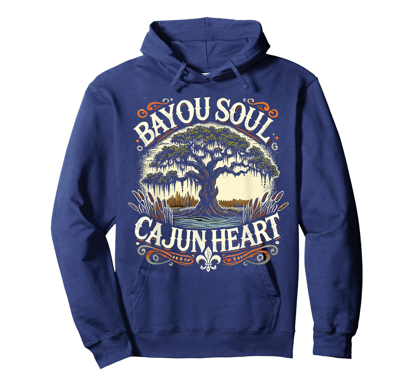 Bayou Soul Cajun Heart Louisiana History T-Shirt