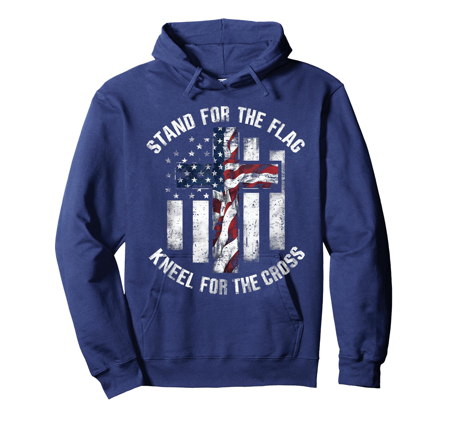Patriot USA Flag Religious Quote 4th of July Christian Faith T-Shirt for Women Men