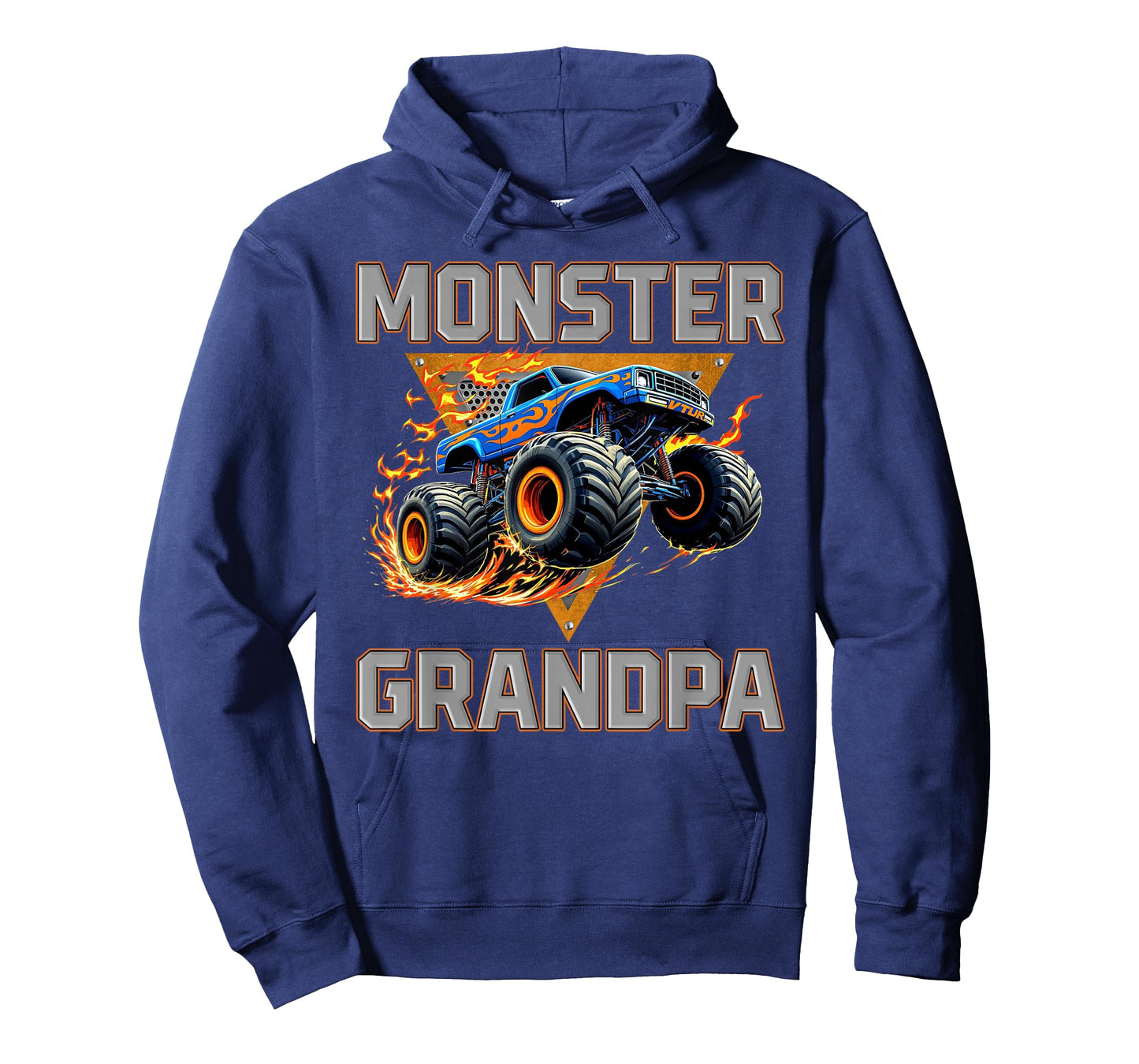 Monster Truck Grandpa Family Matching Monster Truck Lovers T-Shirt