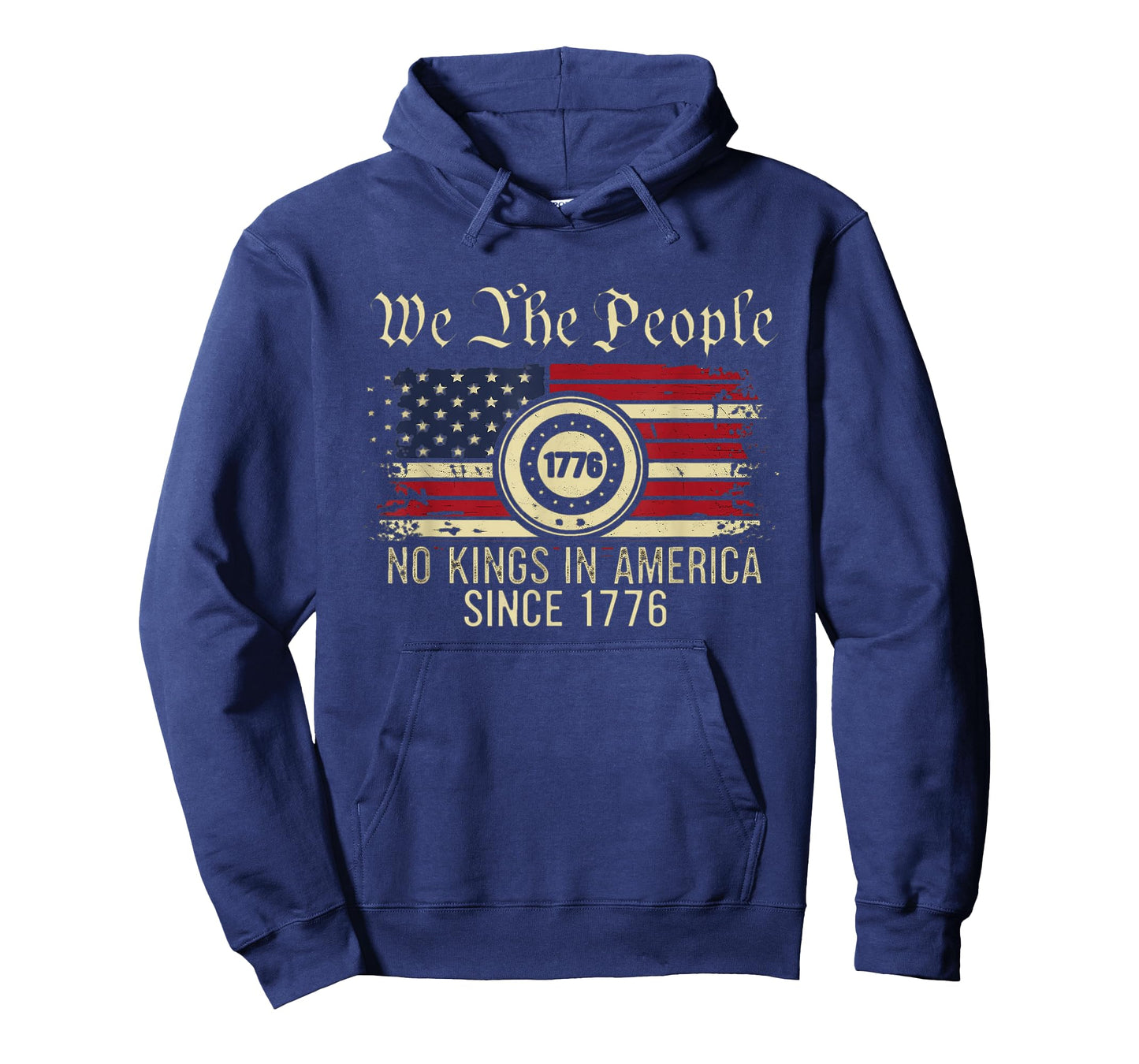 Let's go Taco No Kings In America Since 1776 American Flag T-Shirt