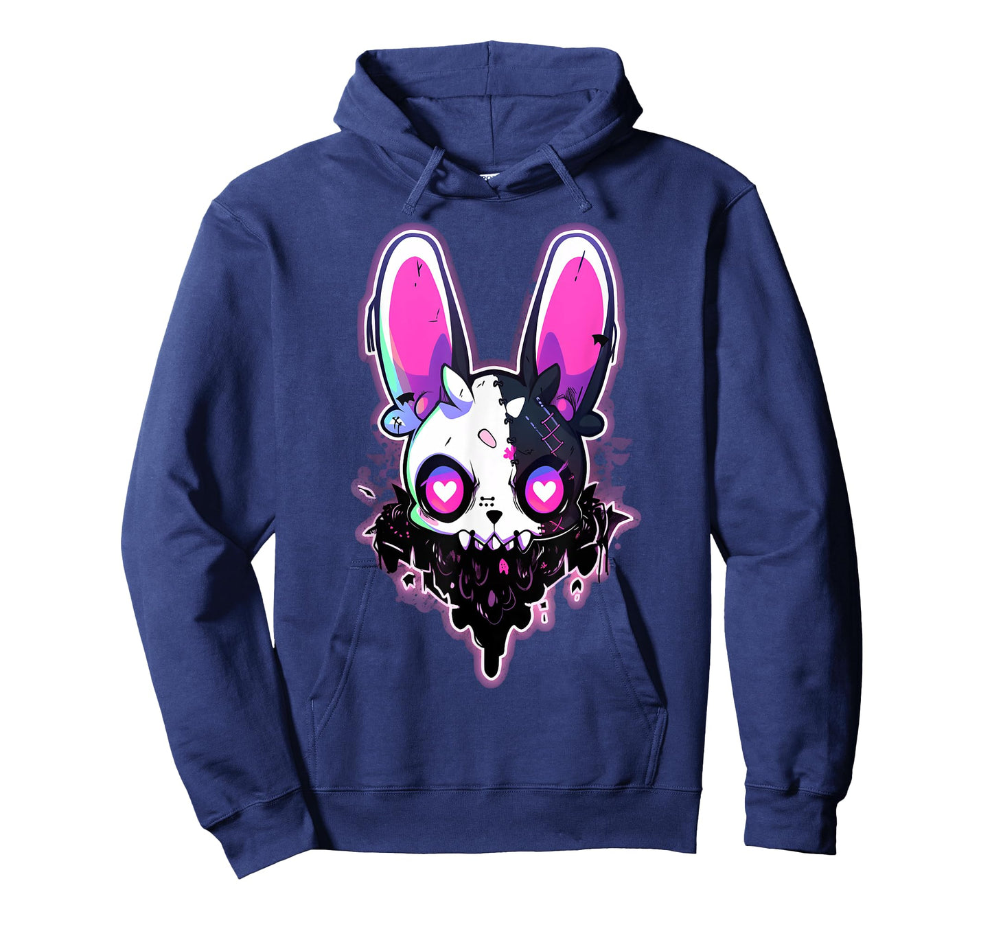 Kawaii Rabbit Cute Goth Bunny E-Girl Gothic Outfit Grunge T-Shirt