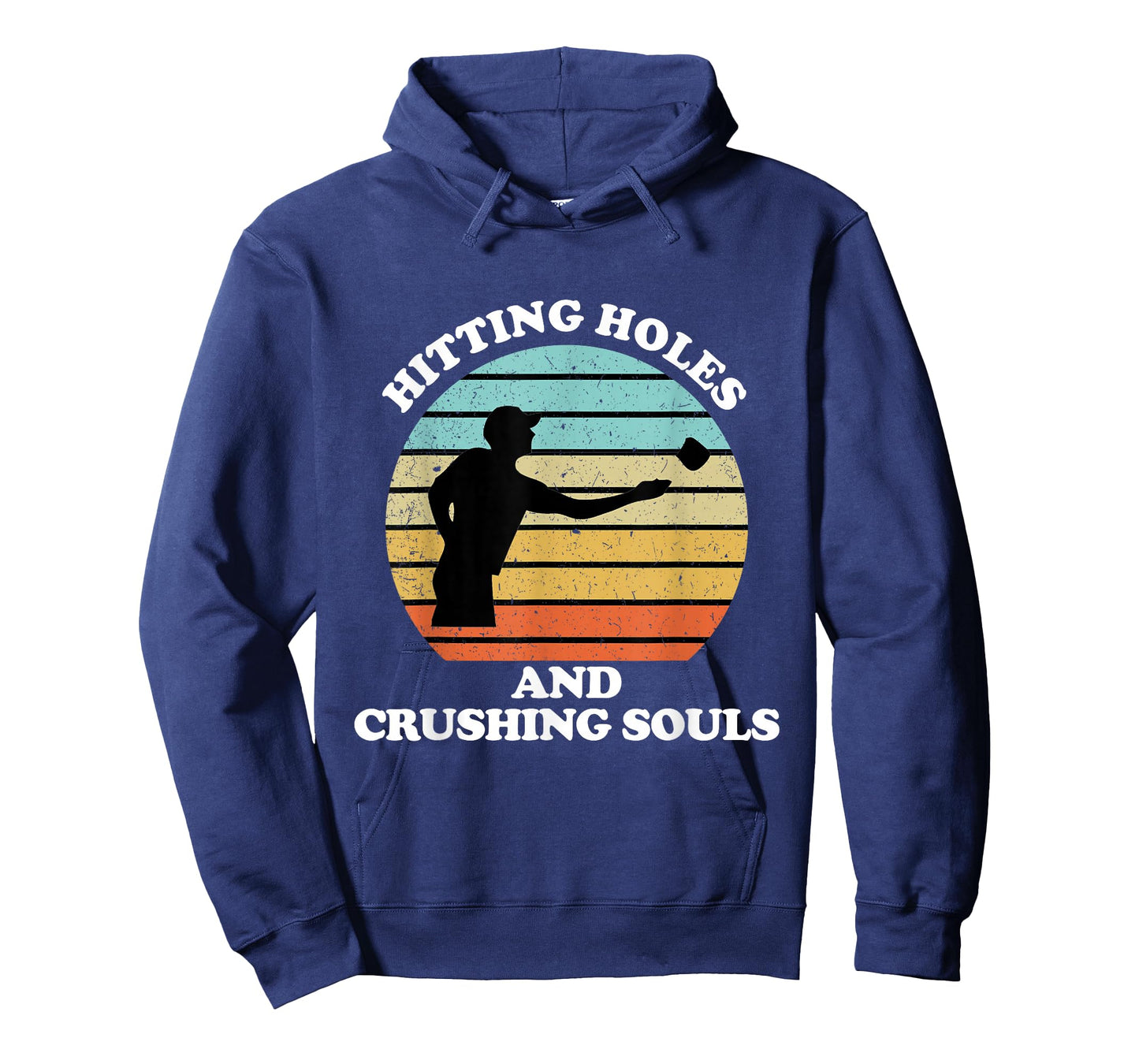 Hitting Holes and Crushing Souls Funny Cornhole T-Shirt