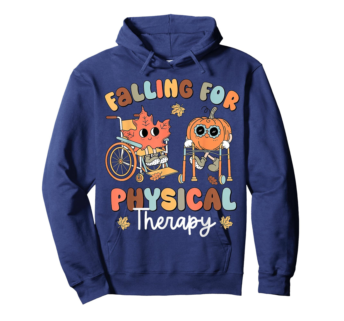 Falling For Physical Therapy PT Pumpkin Fall Thanksgiving T-Shirt