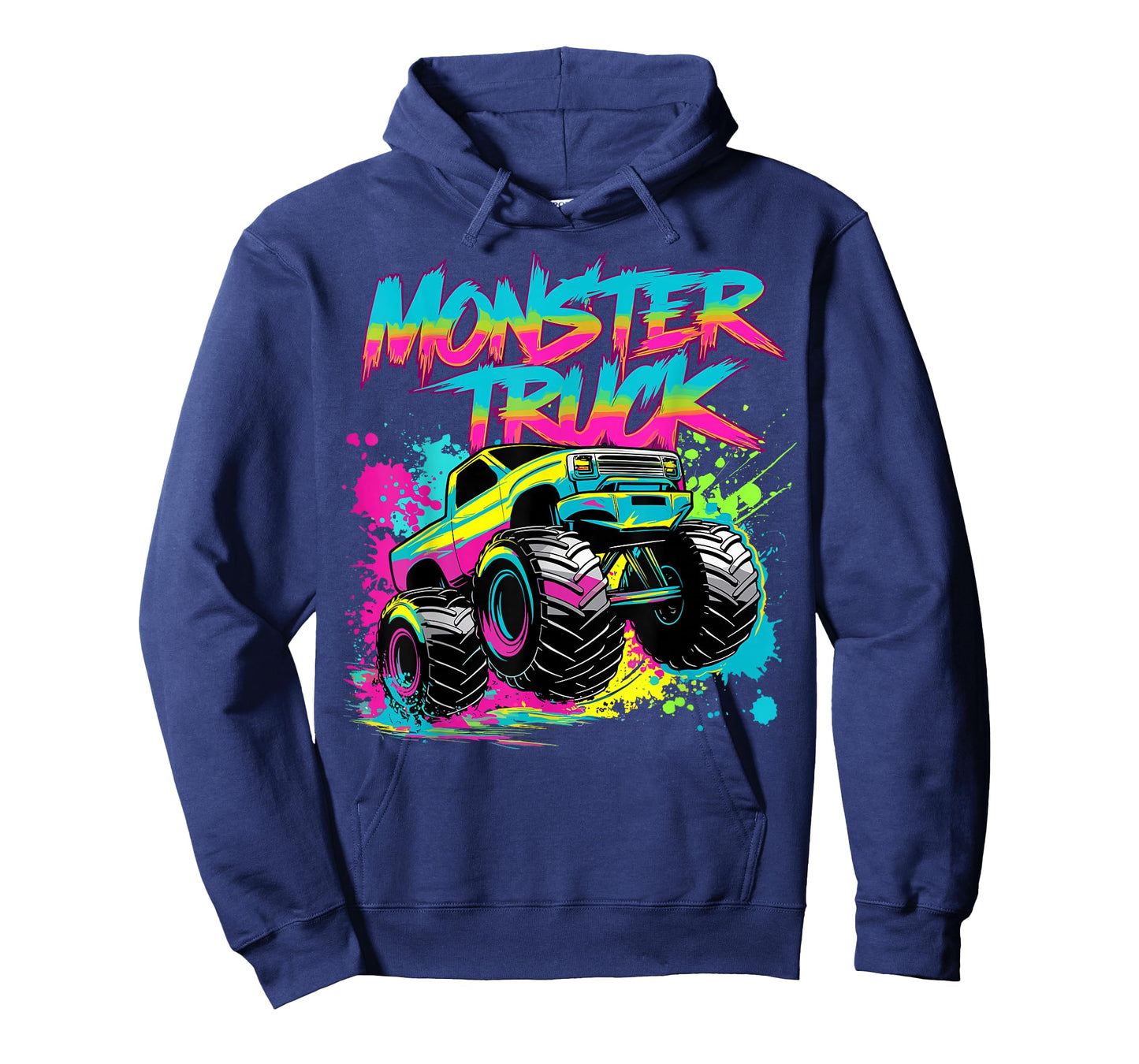 Monster Truck Graffiti Art Colorful T-Shirt