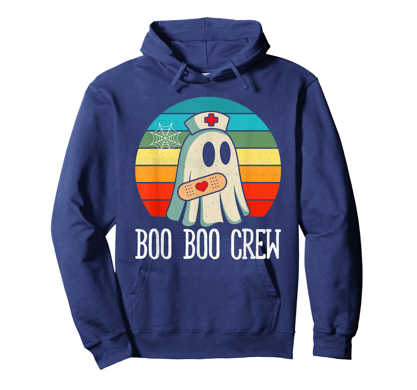 Boo Boo Crew Ghost Nurse Halloween Costume Nursing Women T-Shirt